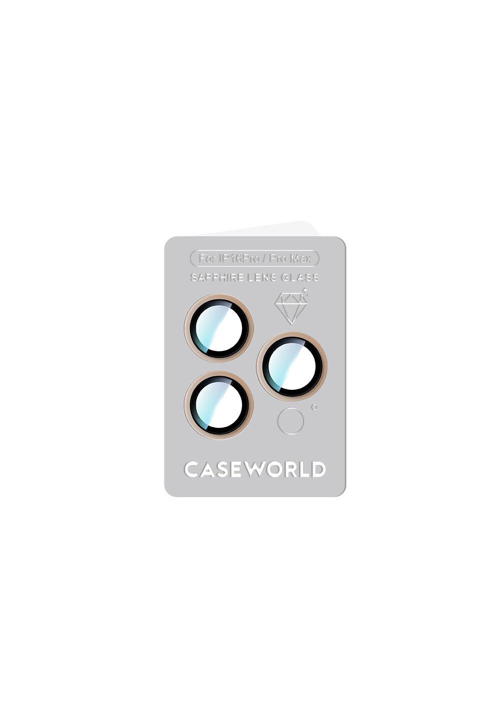 Apple iPhone 16 Pro Max CaseWorld Sapphire Serisi Anti Reflective Lens Koruyucu
