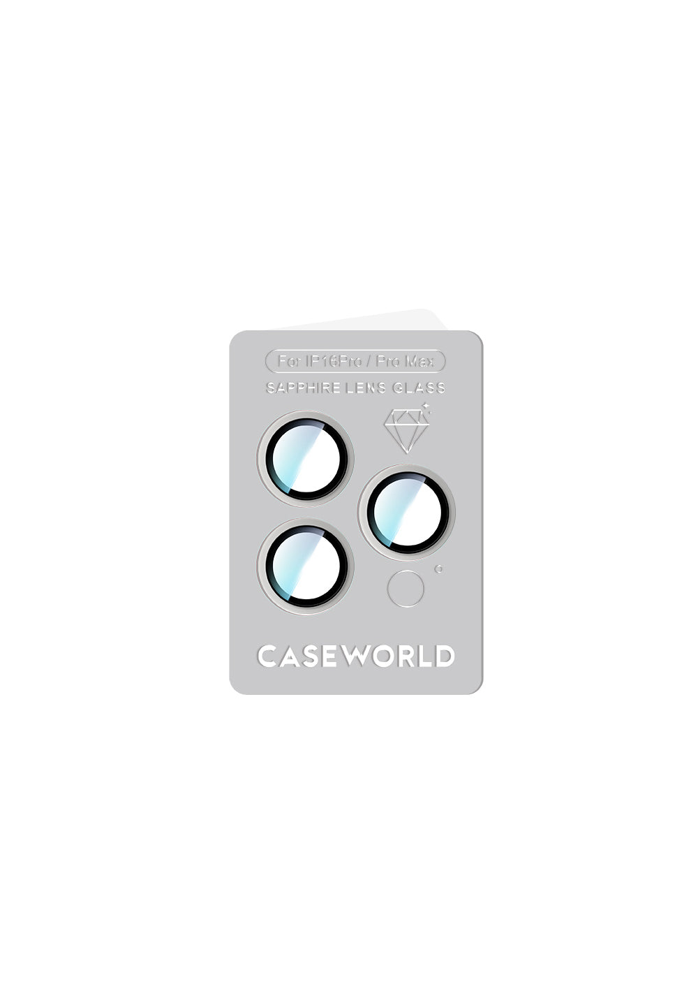 Apple iPhone 16 Pro Max CaseWorld Sapphire Serisi Anti Reflective Lens Koruyucu