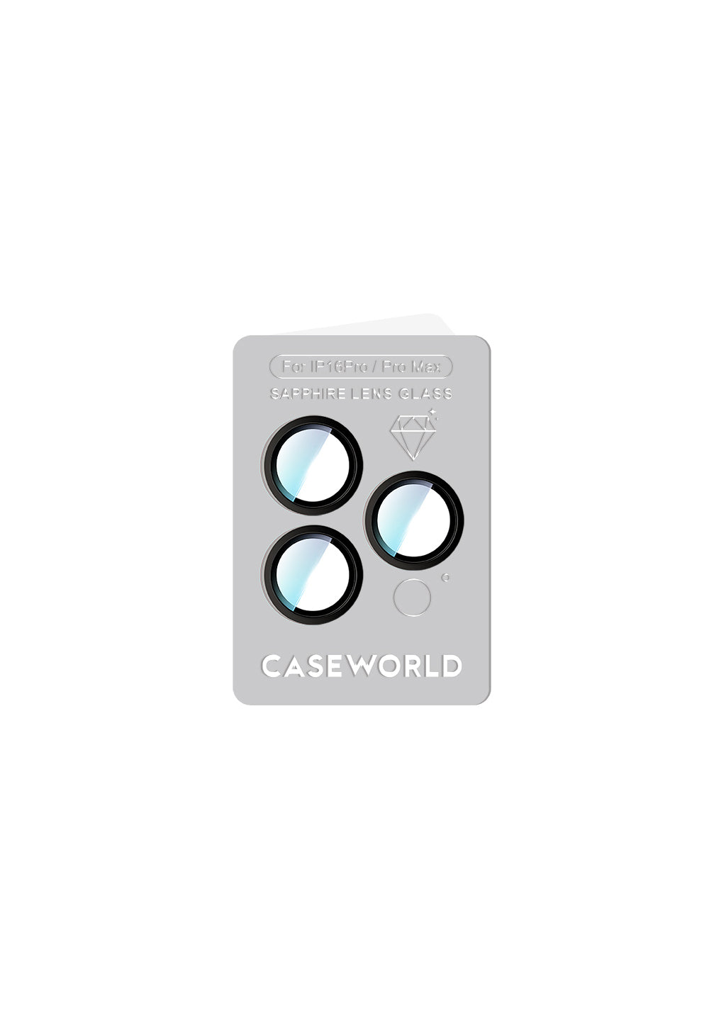 Apple iPhone 16 Pro Max CaseWorld Sapphire Serisi Anti Reflective Lens Koruyucu