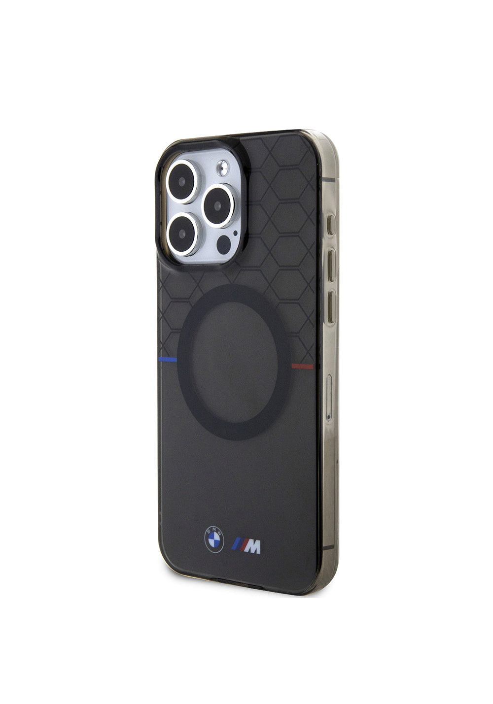 Apple iPhone 16 Pro Max Kılıf BMW Magsafe Şarj Özellikli Transparan M Dizayn Orijinal Lisanslı Kapak
