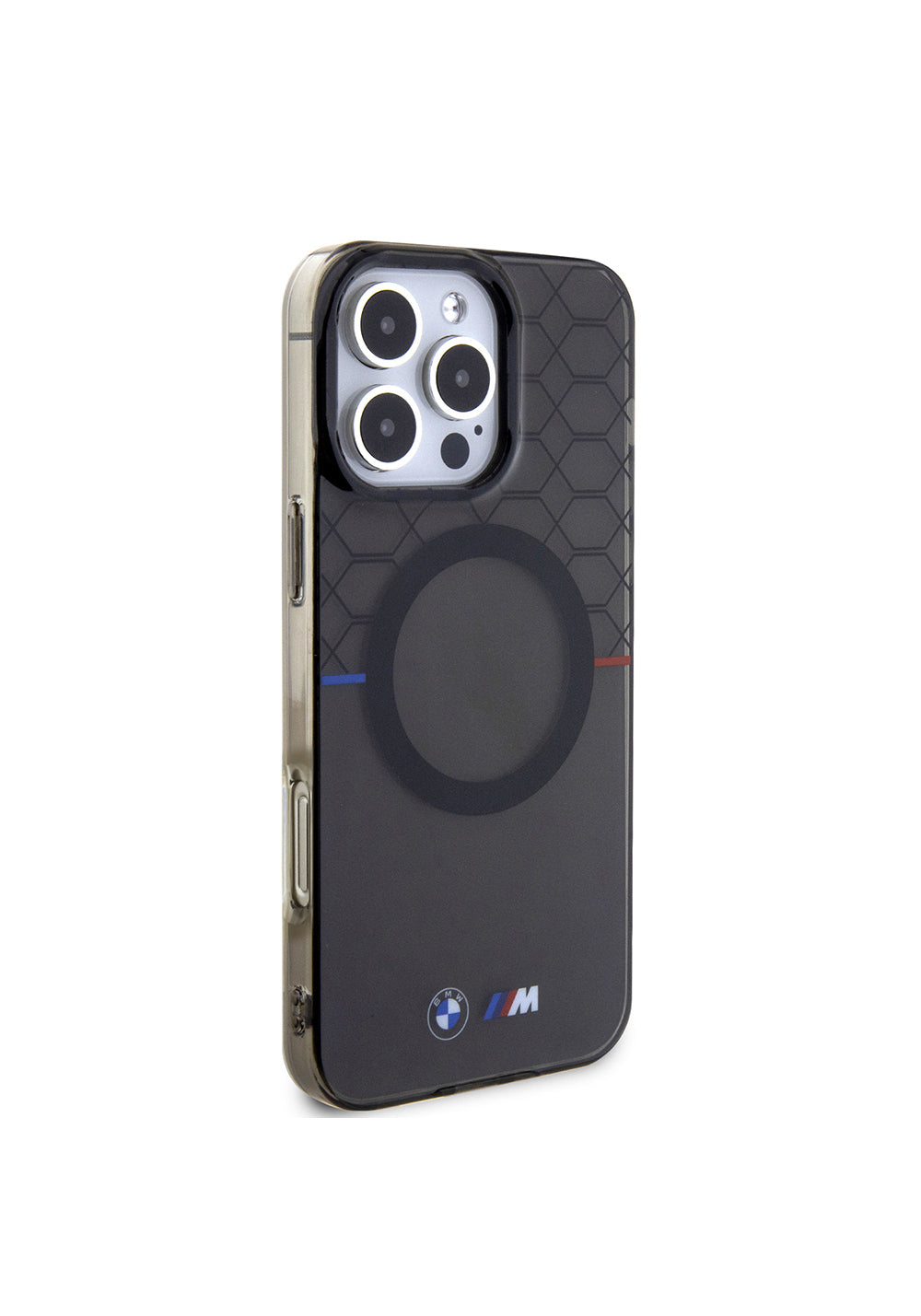 Apple iPhone 16 Pro Max Kılıf BMW Magsafe Şarj Özellikli Transparan M Dizayn Orijinal Lisanslı Kapak