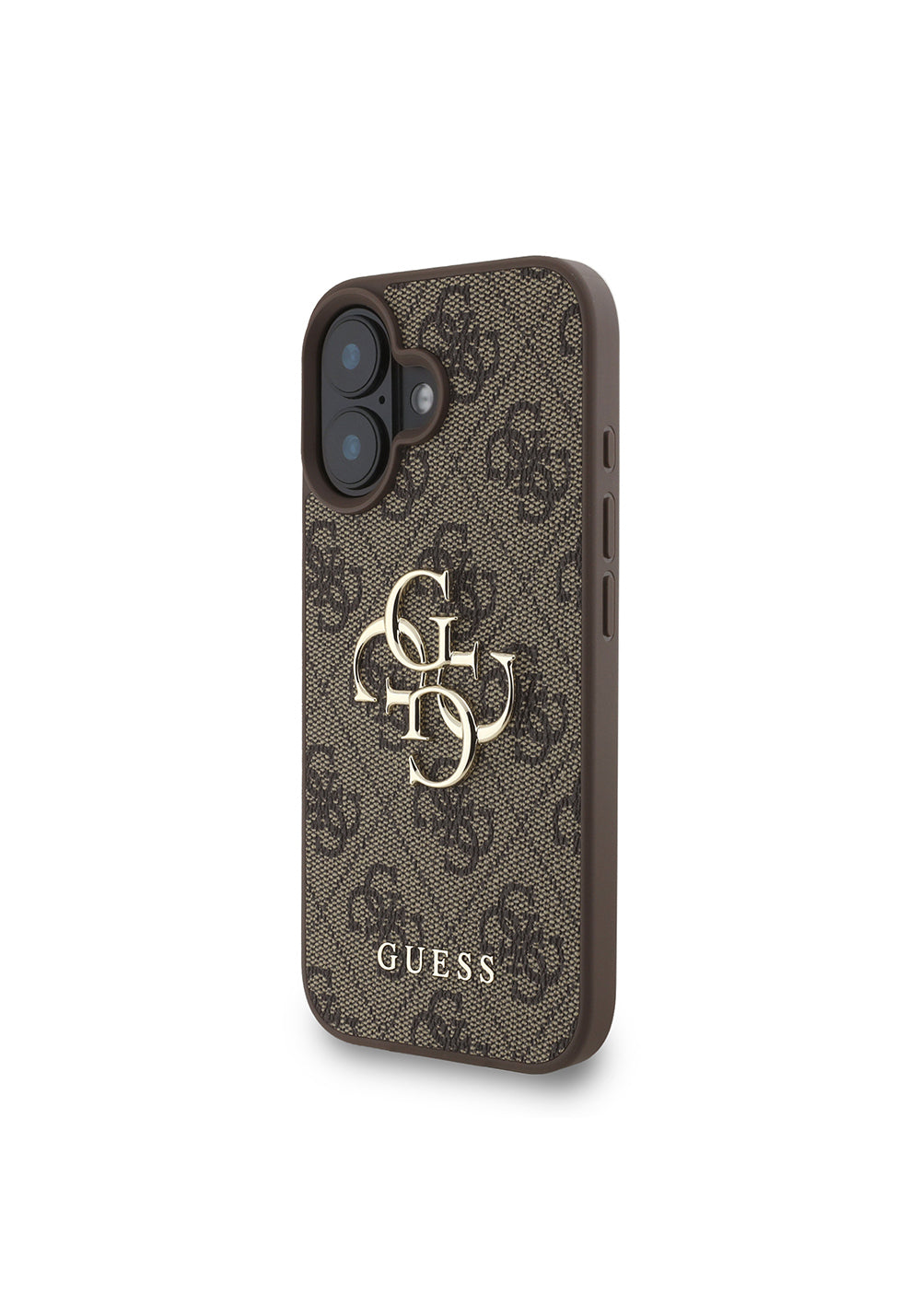 Apple iPhone 16 Plus Kılıf Guess Orijinal Lisanslı PU Deri Bilek Askı İpli Metal Büyük 4G ve Yazı Logolu Kapak
