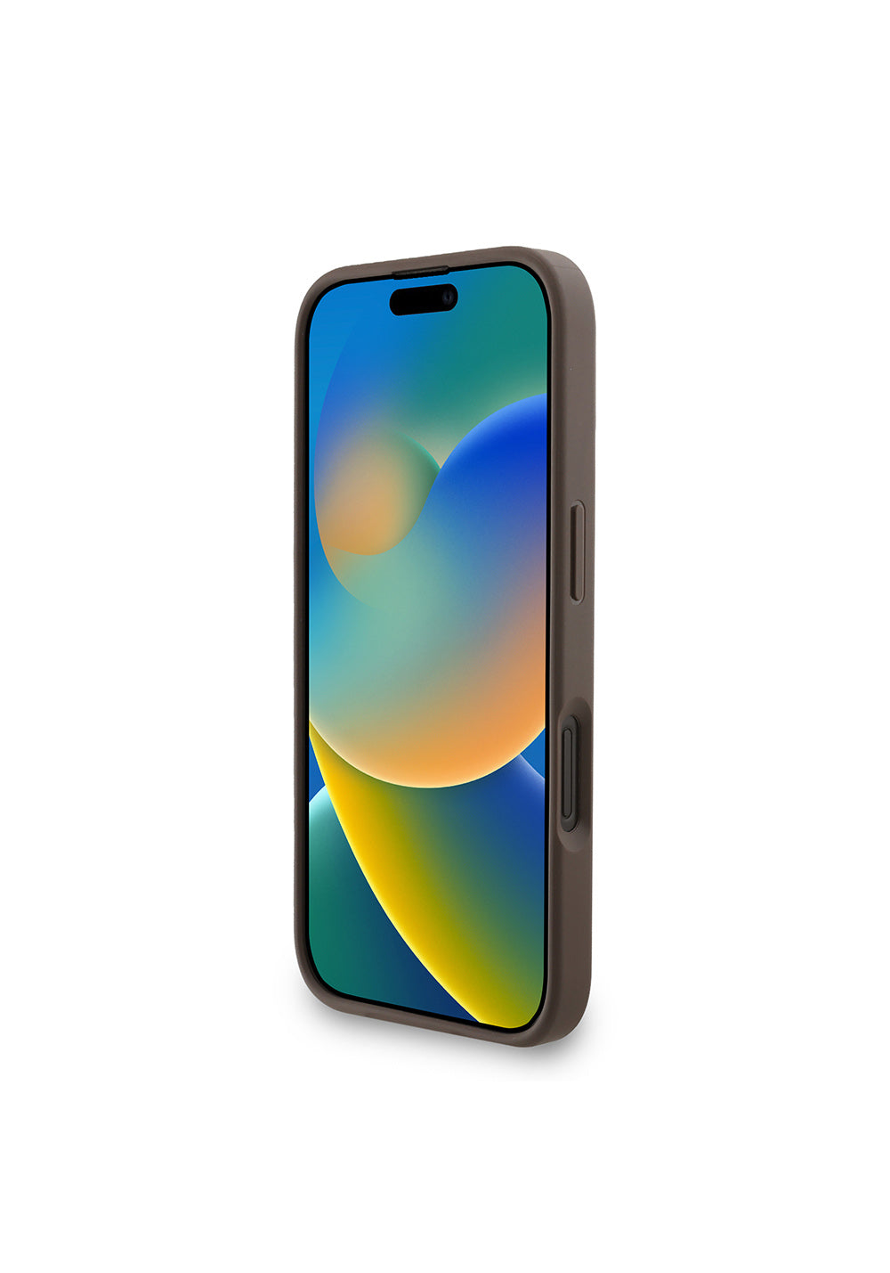 Apple iPhone 16 Plus Kılıf Guess Orijinal Lisanslı Manyetik Şarj Uyumlu PU Deri Bilek Askı İpli Yazı Logolu Kapak
