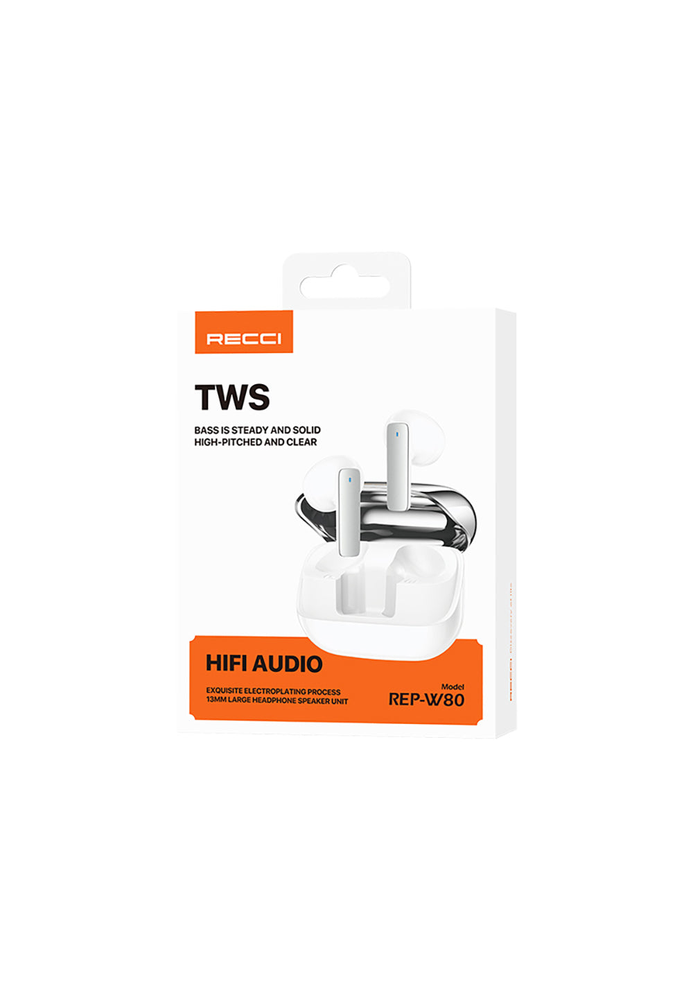 Recci REP-W80 Hi-Fi Ses Kaliteli TWS Kulak İçi Bluetooth v5.3 Kulaklık