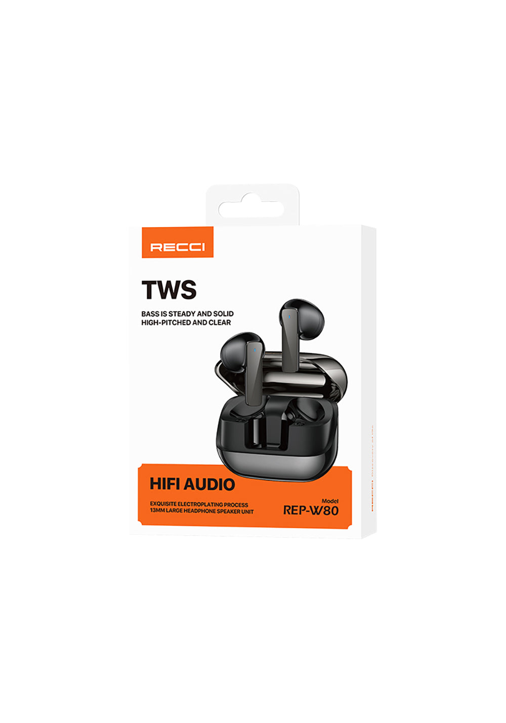 Recci REP-W80 Hi-Fi Ses Kaliteli TWS Kulak İçi Bluetooth v5.3 Kulaklık