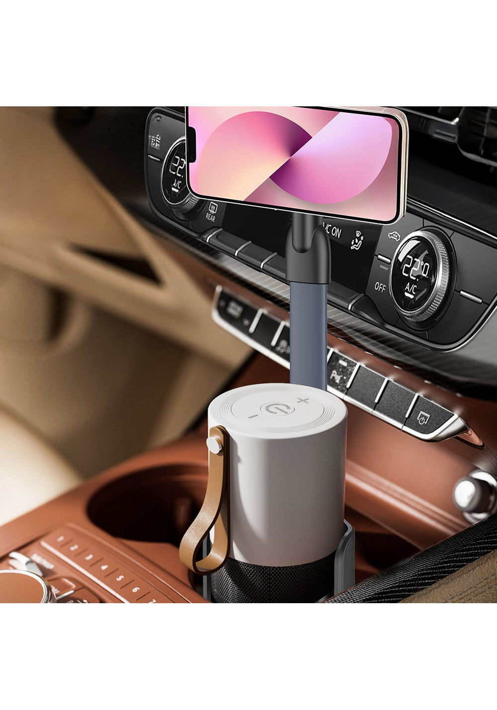 Go Des GD-HD252 360 Derece Dönebilen Magnetik Araç Telefon Tutucu