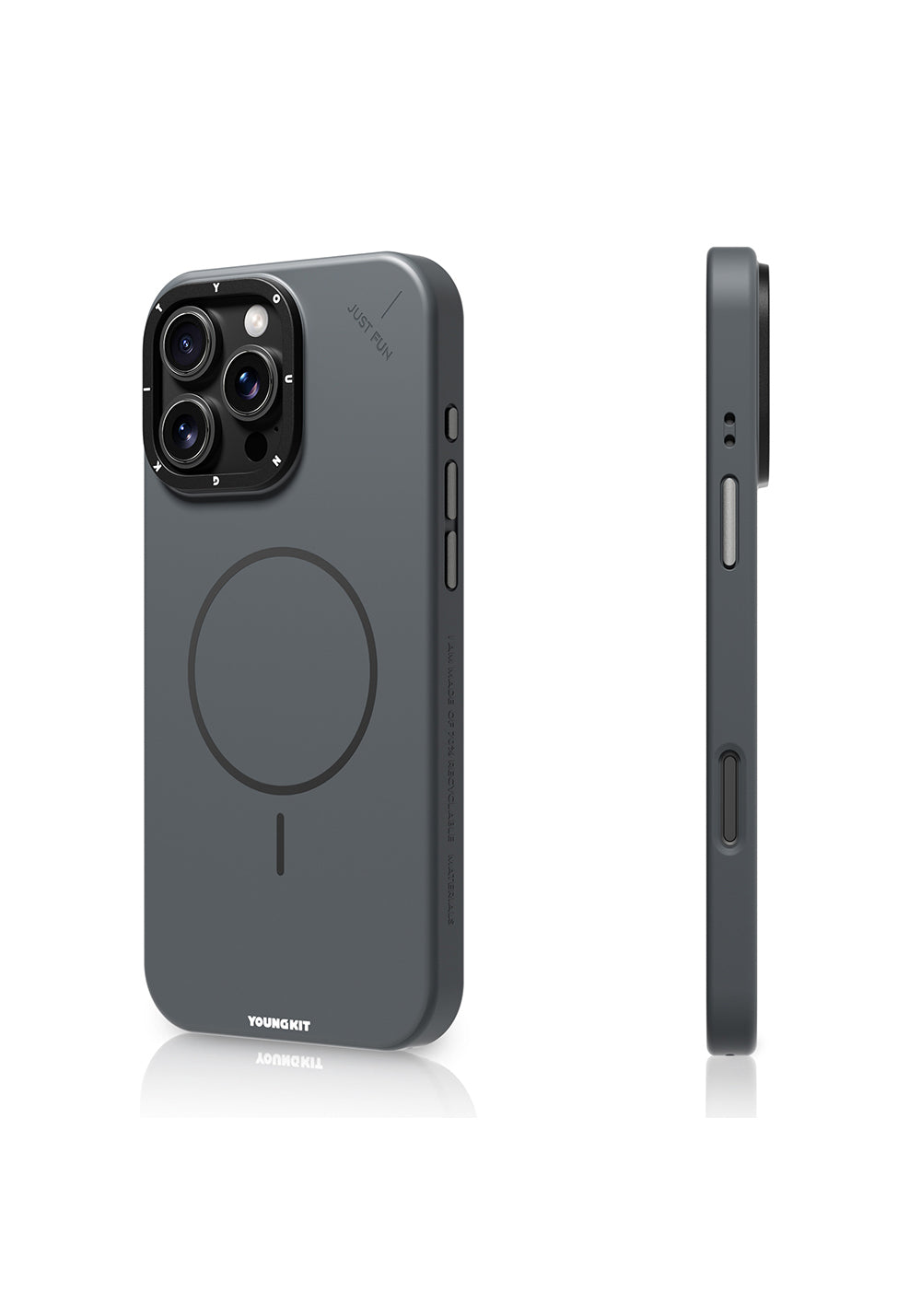 Apple iPhone 16 Pro Max Kılıf Manyetik Şarj Uyumlu Youngkit Dynamag Serisi Kapak
