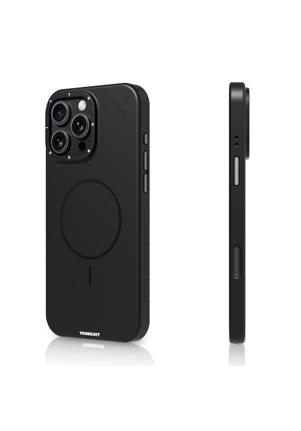 Apple iPhone 16 Pro Max Kılıf Manyetik Şarj Uyumlu Youngkit Dynamag Serisi Kapak