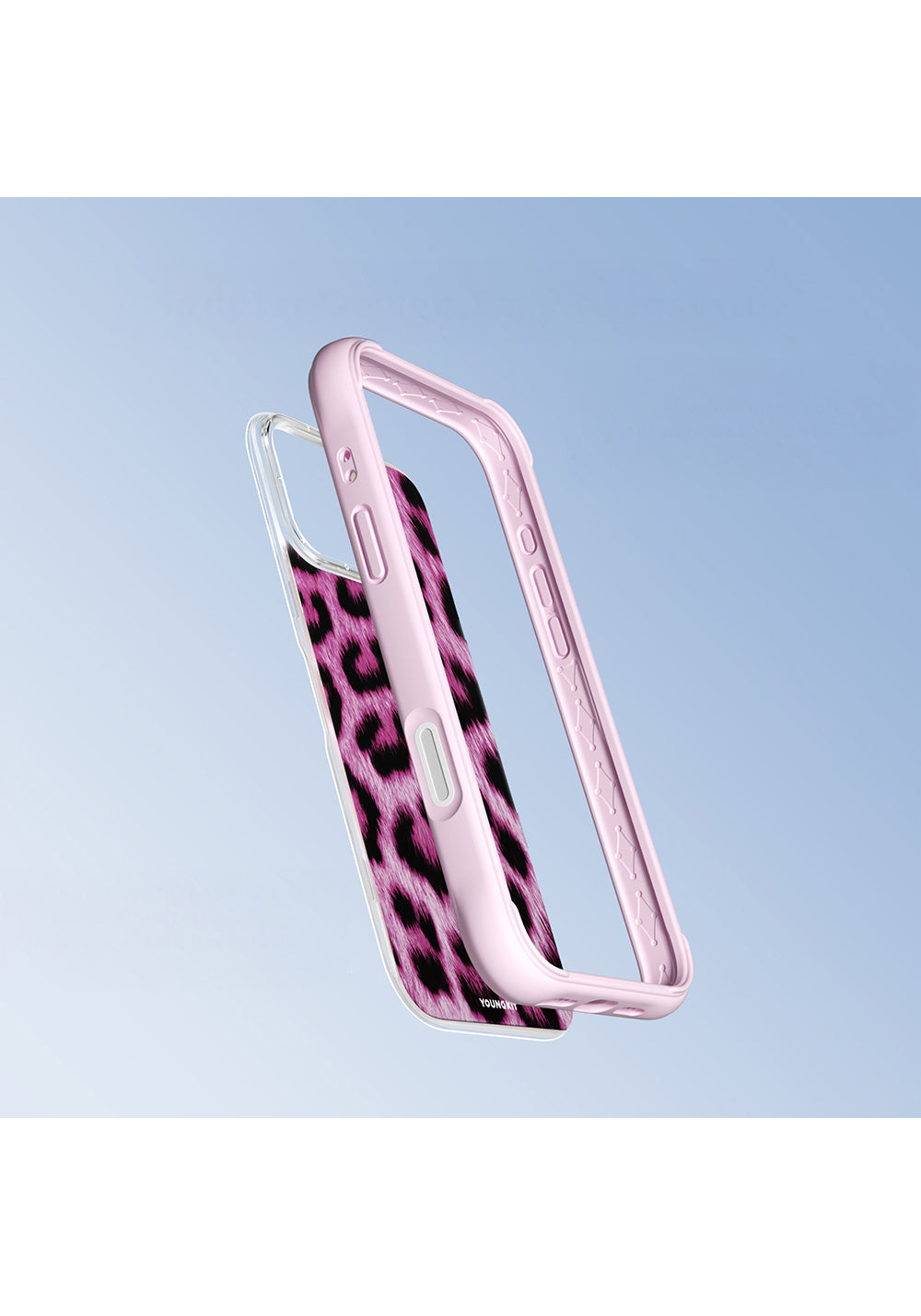 Apple iPhone 16 Pro Kılıf Manyetik Şarj Uyumlu Youngkit Leopard Serisi Kapak