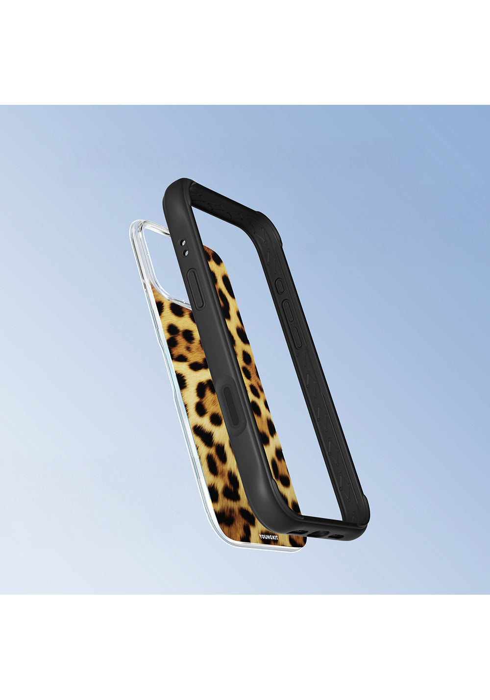 Apple iPhone 16 Pro Kılıf Manyetik Şarj Uyumlu Youngkit Leopard Serisi Kapak