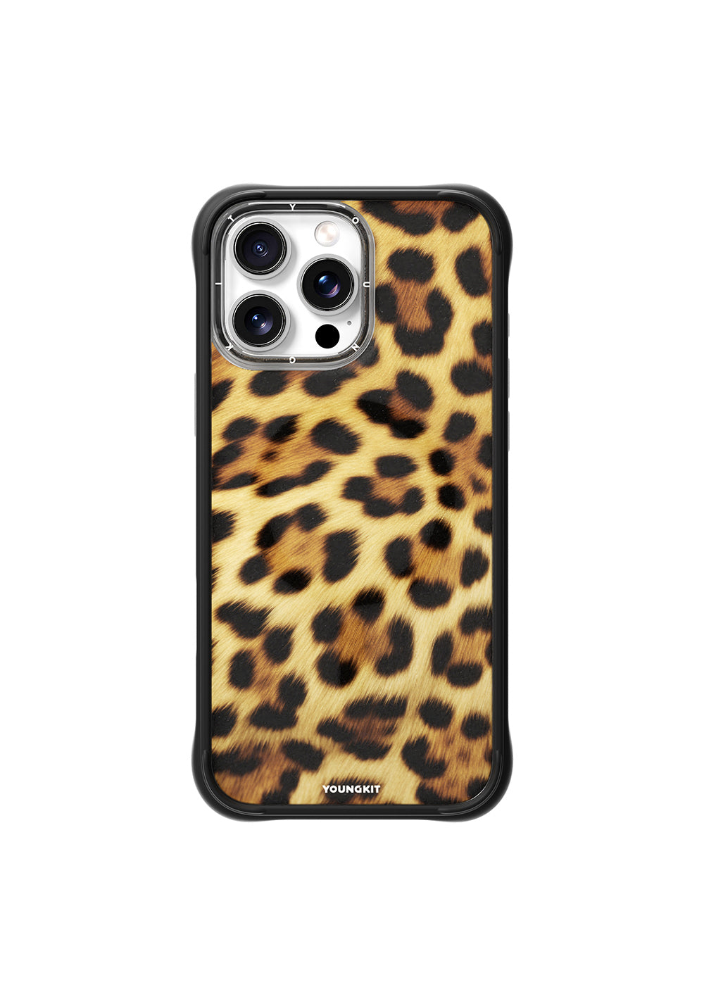 Apple iPhone 16 Pro Max Kılıf Manyetik Şarj Uyumlu Youngkit Leopard Serisi Kapak