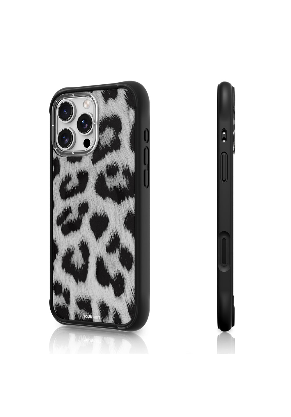 Apple iPhone 16 Pro Max Kılıf Manyetik Şarj Uyumlu Youngkit Leopard Serisi Kapak
