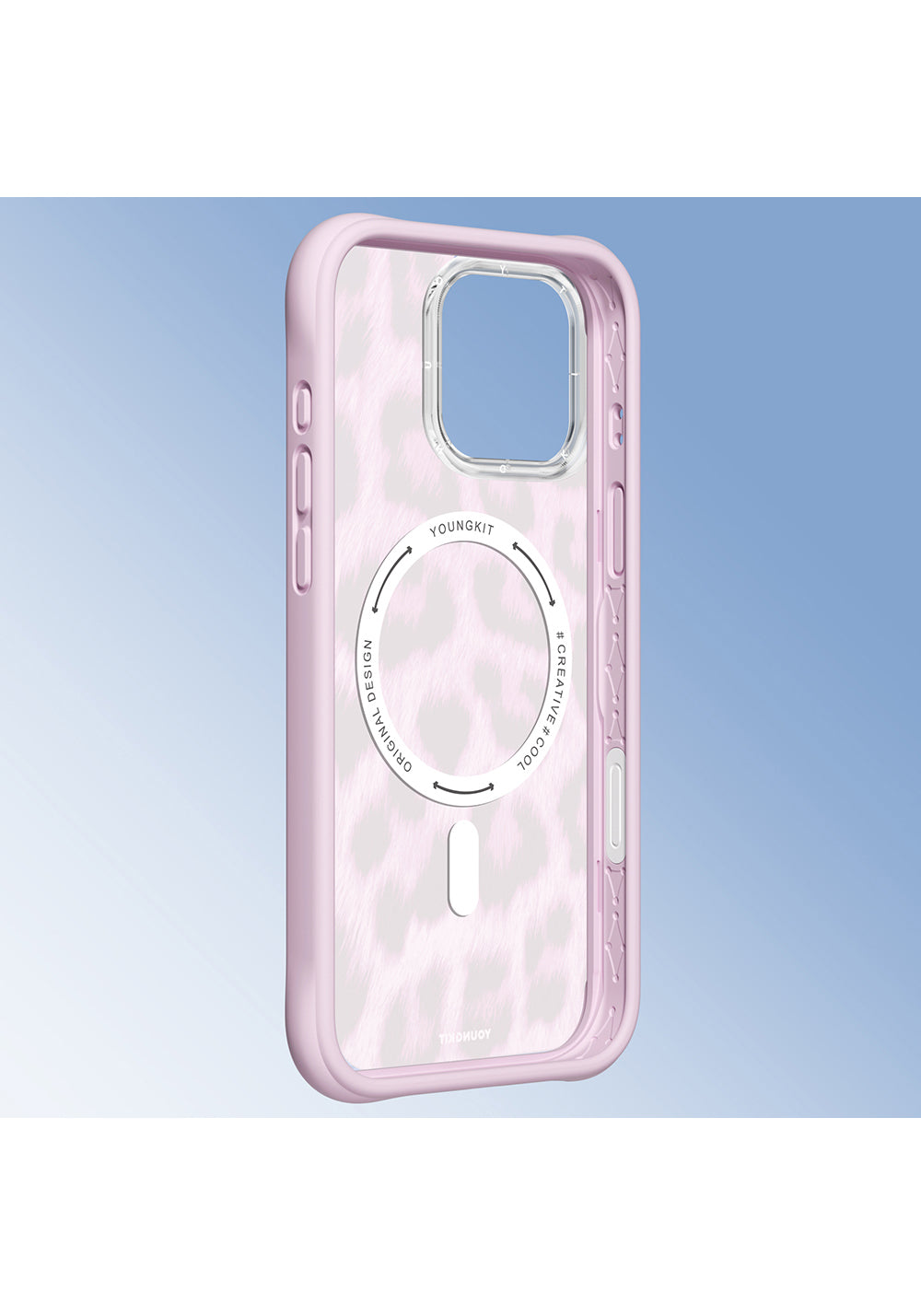 Apple iPhone 16 Pro Max Kılıf Manyetik Şarj Uyumlu Youngkit Leopard Serisi Kapak