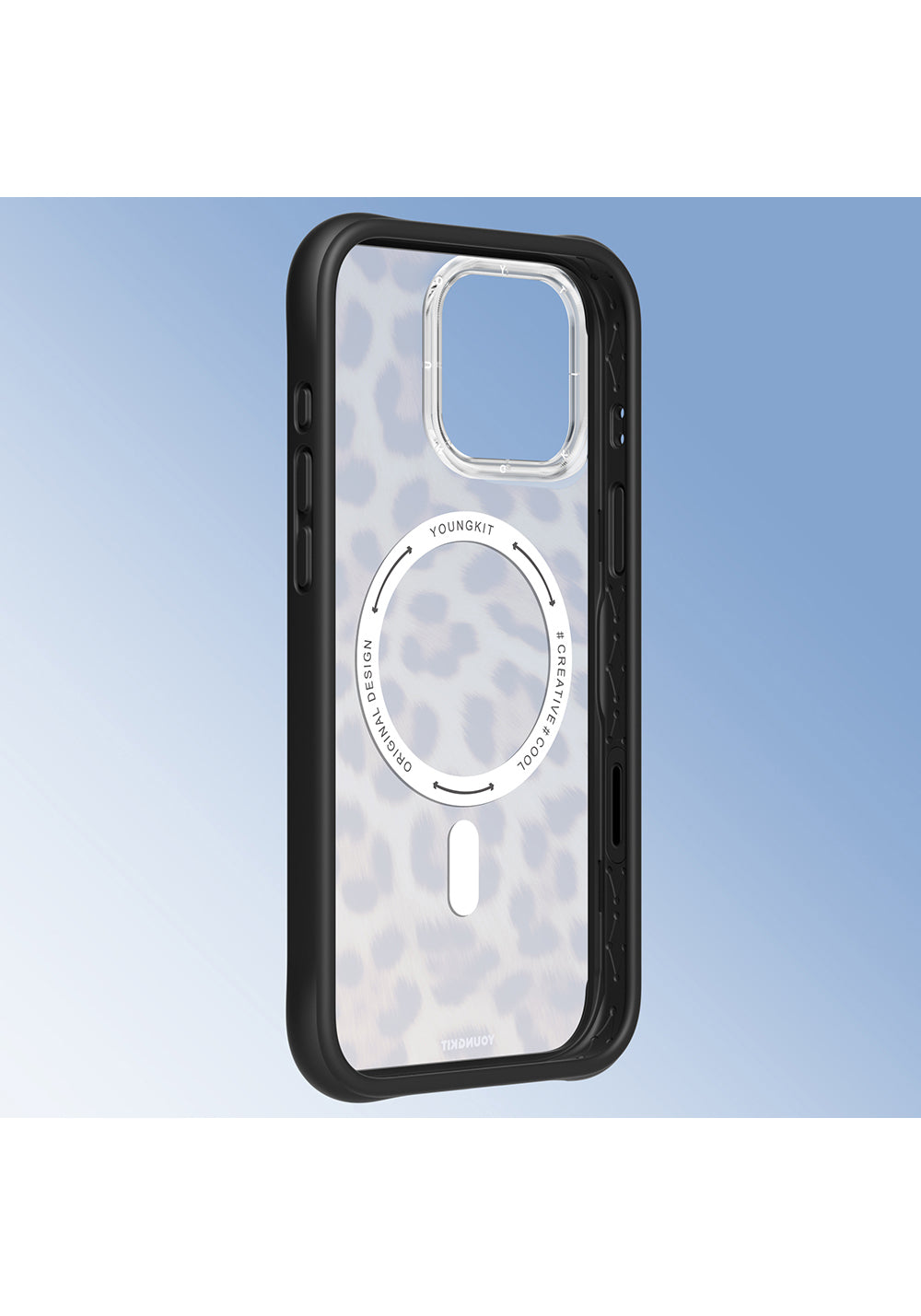 Apple iPhone 16 Pro Max Kılıf Manyetik Şarj Uyumlu Youngkit Leopard Serisi Kapak
