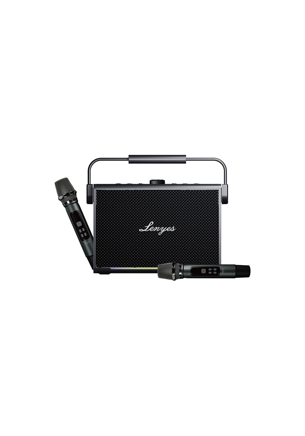 Lenyes Titan 2 Serisi RGB Işıklı Çİft Mikrofonlu Taşınabilir TWS Bluetooth Speaker Hoparlör v5.3 5000mAh