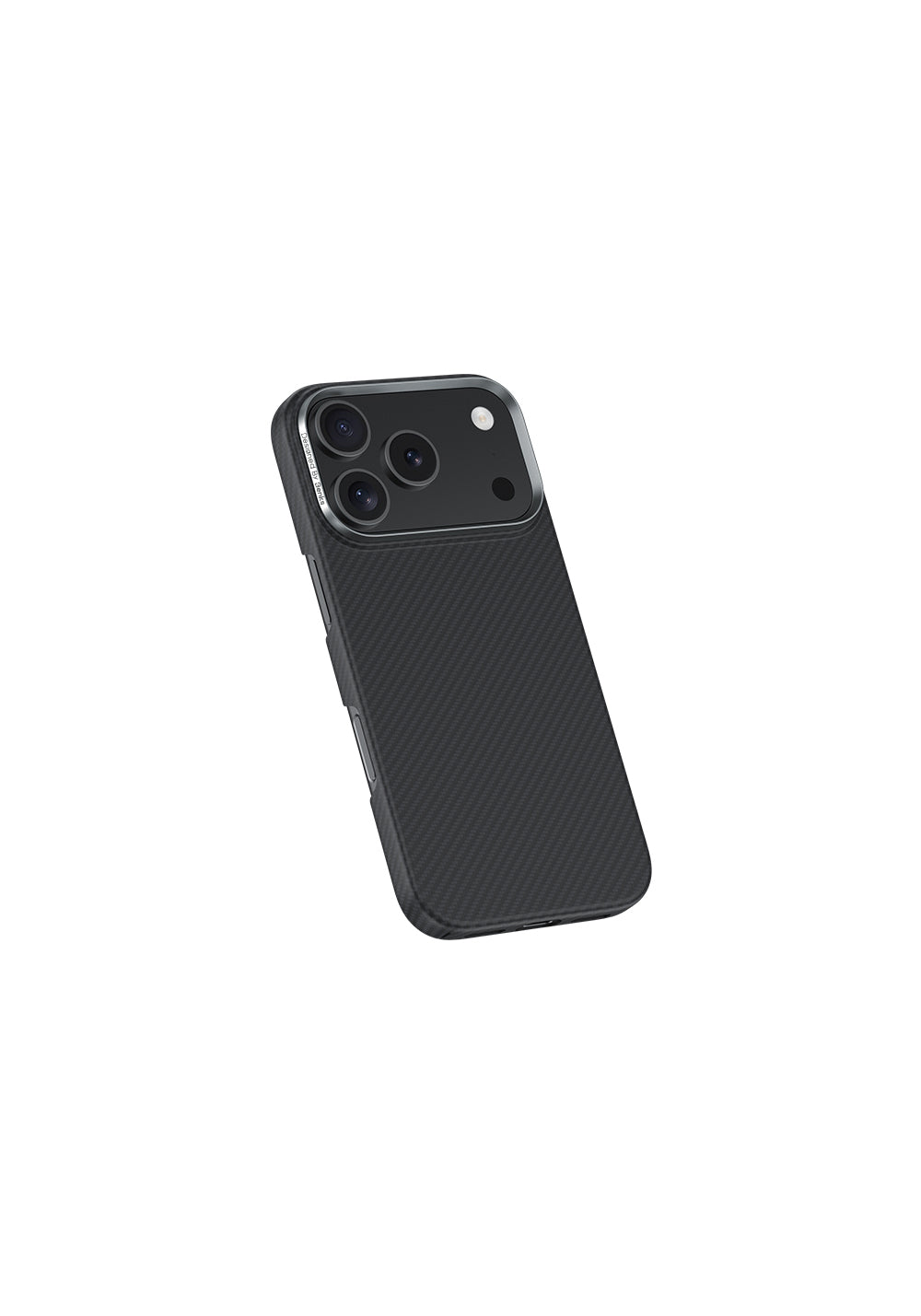 Apple iPhone 17 Pro Kılıf Benks Manyetik Şarj Uyumlu Metal Kamera Çerçeveli Magnetik ArmorAir 600D Kevlar Karbon Fiber Kapak