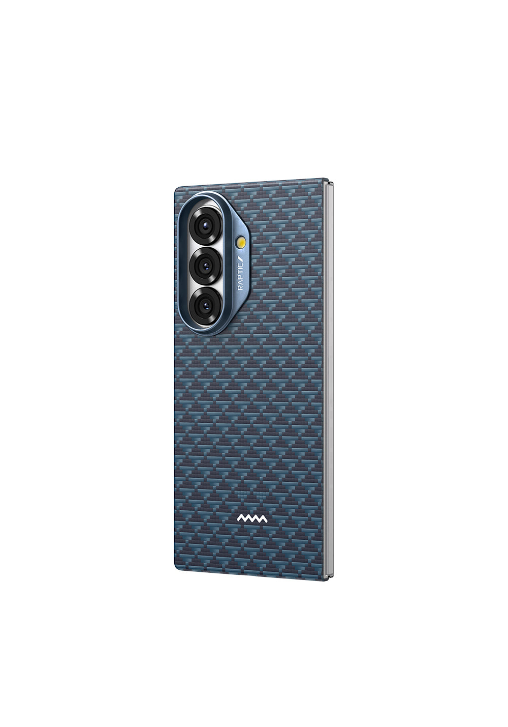 Galaxy Z Fold 7 Kılıf Manyetik Şarj Uyumlu Raptic Aramid Skin Origin Serisi Karbon Kapak