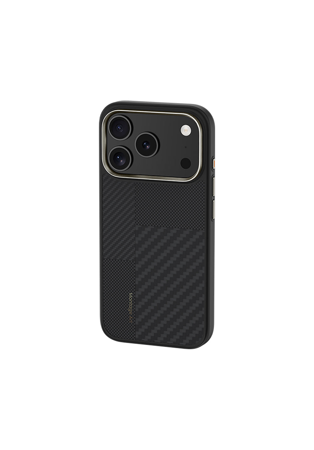 Apple iPhone 17 Pro Kılıf Manyetik Şarj Uyumlu Karbon Fiber Benks Montage Hybrid ArmorPro Kevlar Kapak