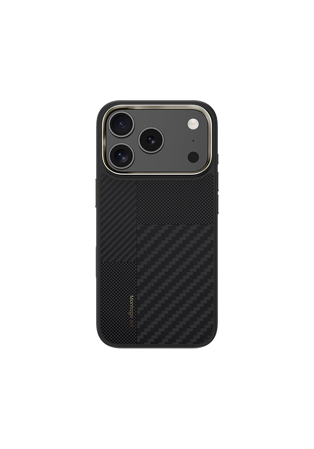 Apple iPhone 17 Pro Max Kılıf Manyetik Şarj Uyumlu Karbon Fiber Benks Montage Hybrid ArmorPro Kevlar Kapak