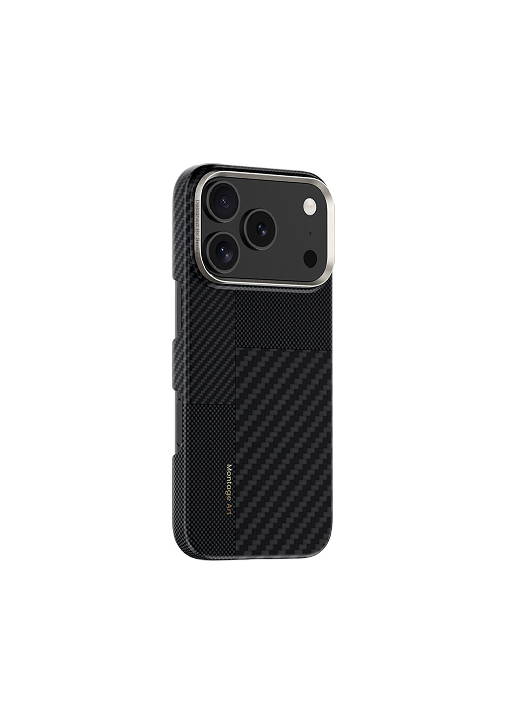 Apple iPhone 17 Pro Kılıf Manyetik Şarj Uyumlu Karbon Fiber Benks Montage ArmorAir Kevlar Kapak