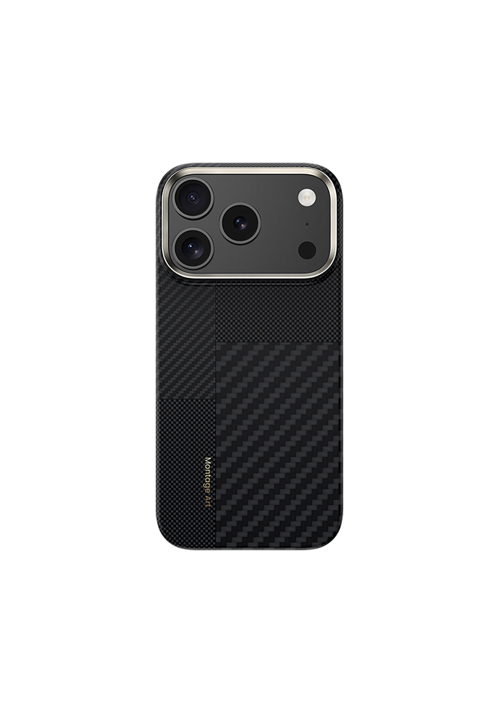 Apple iPhone 17 Pro Max Kılıf Manyetik Şarj Uyumlu Karbon Fiber Benks Montage ArmorAir Kevlar Kapak