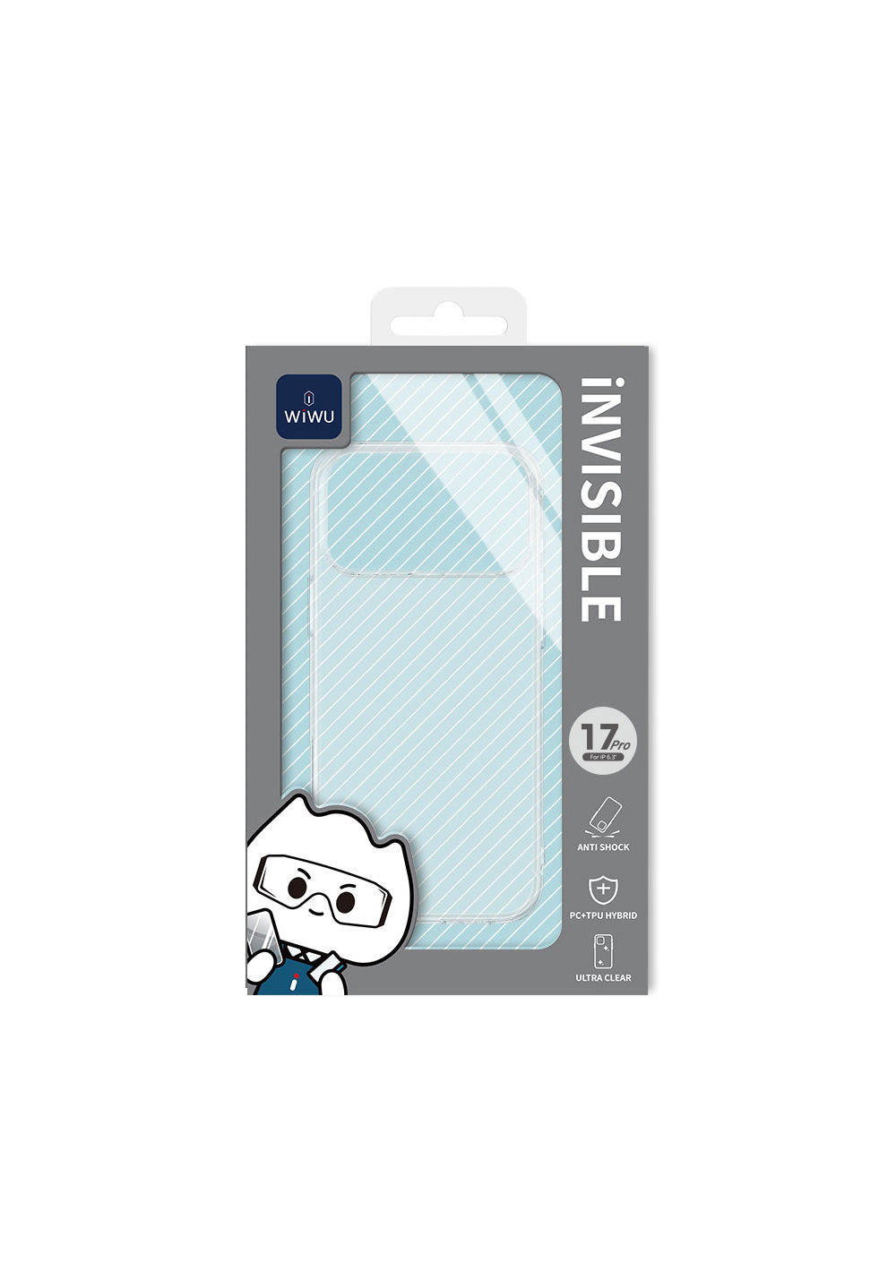 Apple iPhone 17 Pro Kılıf Wiwu YXK-206 Invisible Sert PC Kapak
