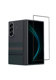 Benks Galaxy Z Fold 7 ArmorAir Aurora Grand Combo Üçlü Aksesuar Seti (Ön Arka Kevlar Karbon + Ekran Koruyucu)