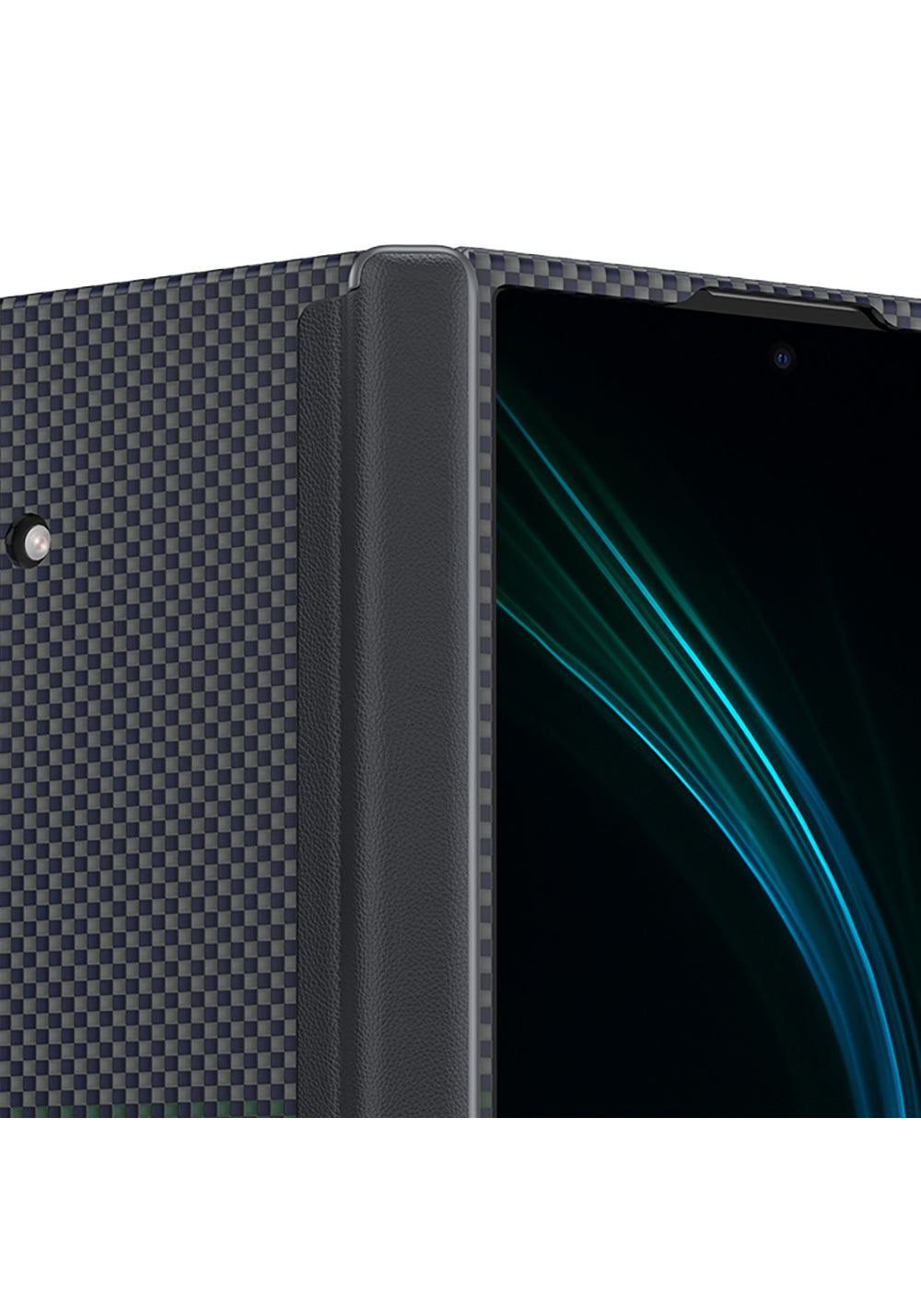 Galaxy Z Fold 7 Benks ArmorAir Aurora Grand Combo Üçlü Aksesuar Seti (Ön Arka Kevlar Karbon Kapak + Ekran Koruyucu)
