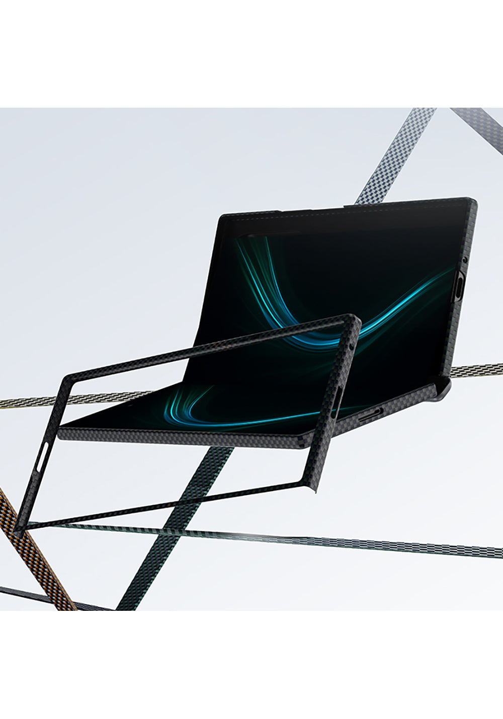 Galaxy Z Fold 7 Benks ArmorAir Aurora Grand Combo Üçlü Aksesuar Seti (Ön Arka Kevlar Karbon Kapak + Ekran Koruyucu)