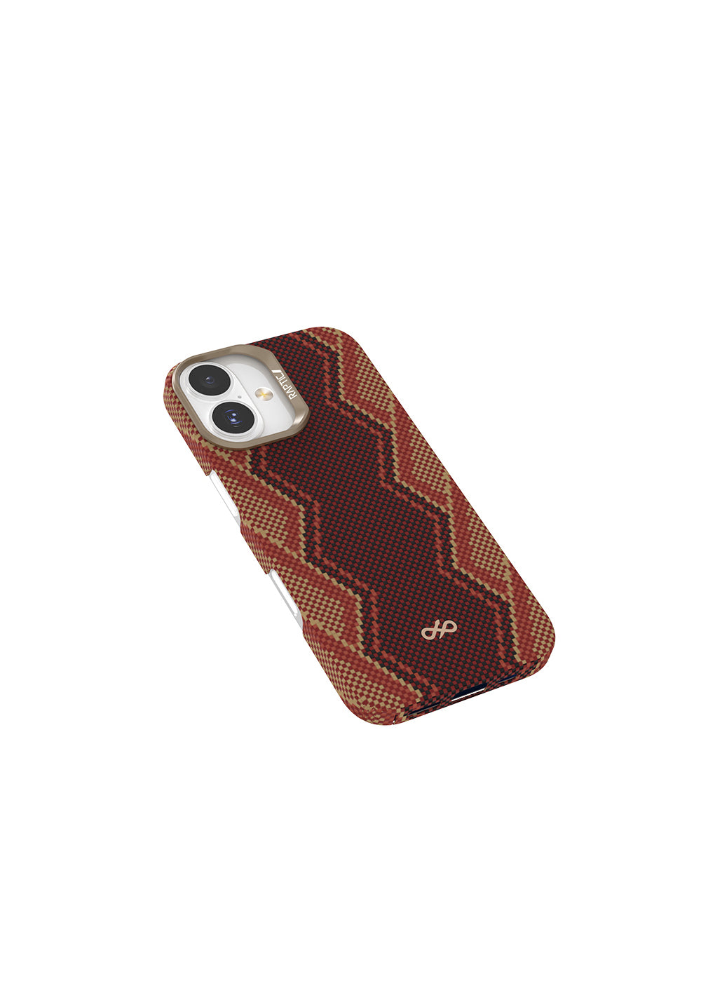Apple iPhone 17 Kılıf Manyetik Şarj Uyumlu Raptic Aramid Skin Bionic Serisi Karbon Kapak