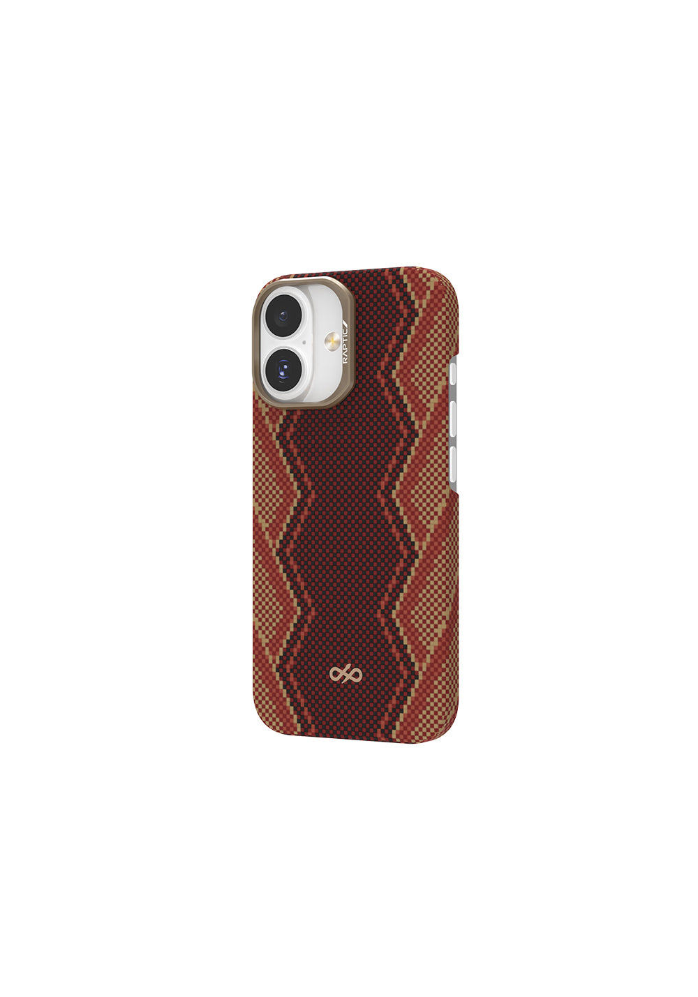 Apple iPhone 17 Kılıf Manyetik Şarj Uyumlu Raptic Aramid Skin Bionic Serisi Karbon Kapak