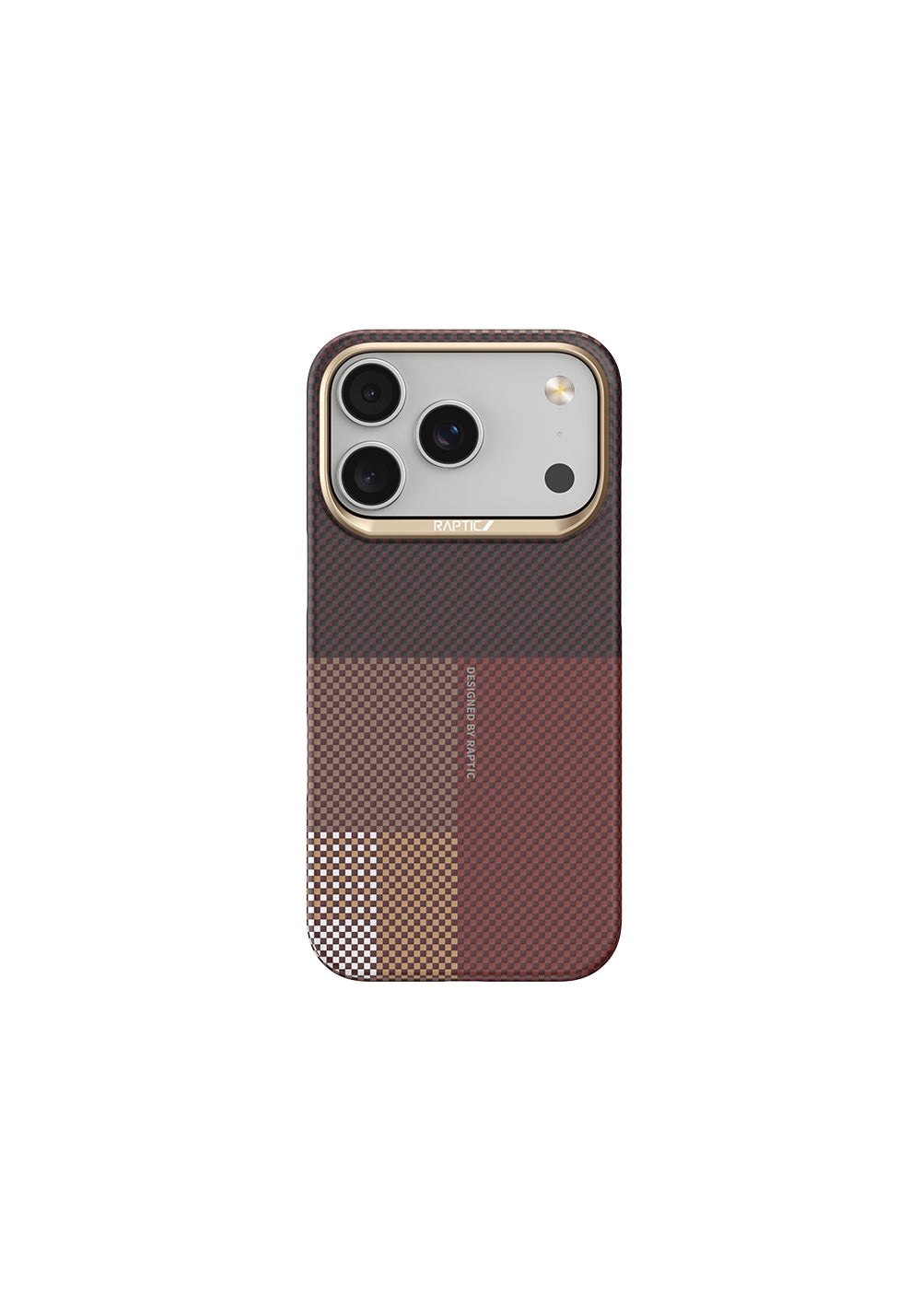 Apple iPhone 17 Pro Kılıf Manyetik Şarj Uyumlu Raptic Aramid Skin Transform Serisi Karbon Kapak