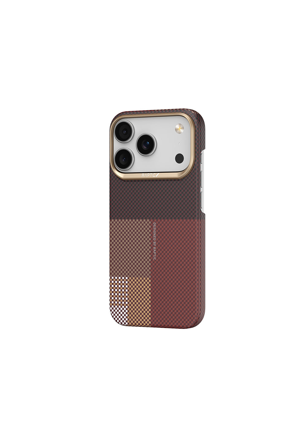 Apple iPhone 17 Pro Kılıf Manyetik Şarj Uyumlu Raptic Aramid Skin Transform Serisi Karbon Kapak