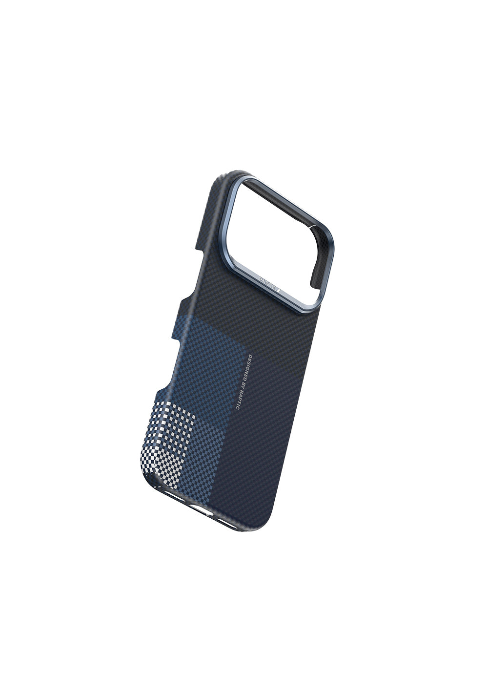 Apple iPhone 17 Pro Kılıf Manyetik Şarj Uyumlu Raptic Aramid Skin Transform Serisi Karbon Kapak