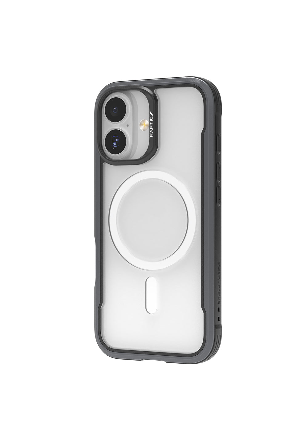 Apple iPhone 17 Kılıf Manyetik Şarj Uyumlu Airbagli Raptic Shield Serisi Şeffaf Arka Yüzey Kapak