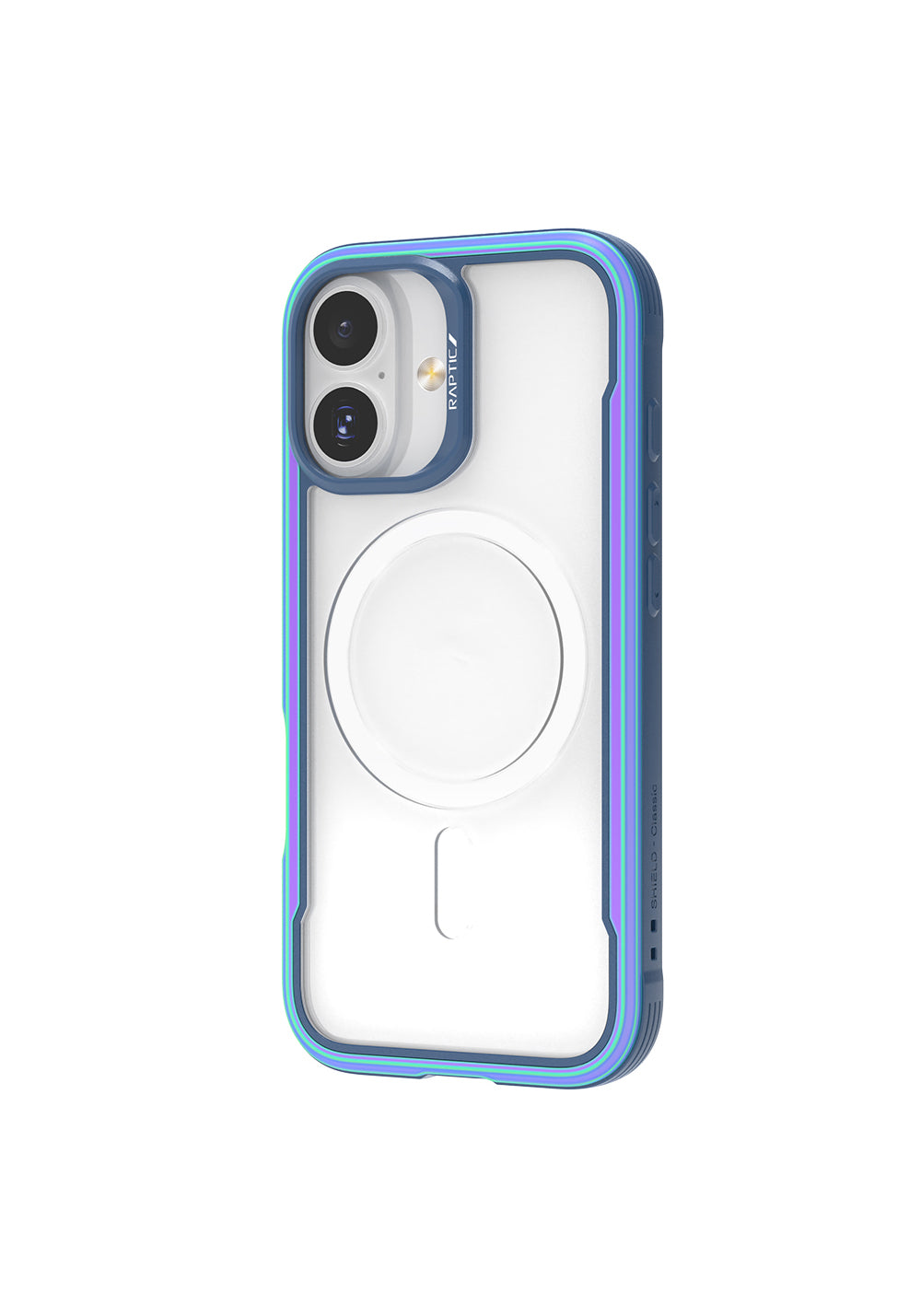 Apple iPhone 17 Kılıf Manyetik Şarj Uyumlu Airbagli Raptic Shield Serisi Şeffaf Arka Yüzey Kapak