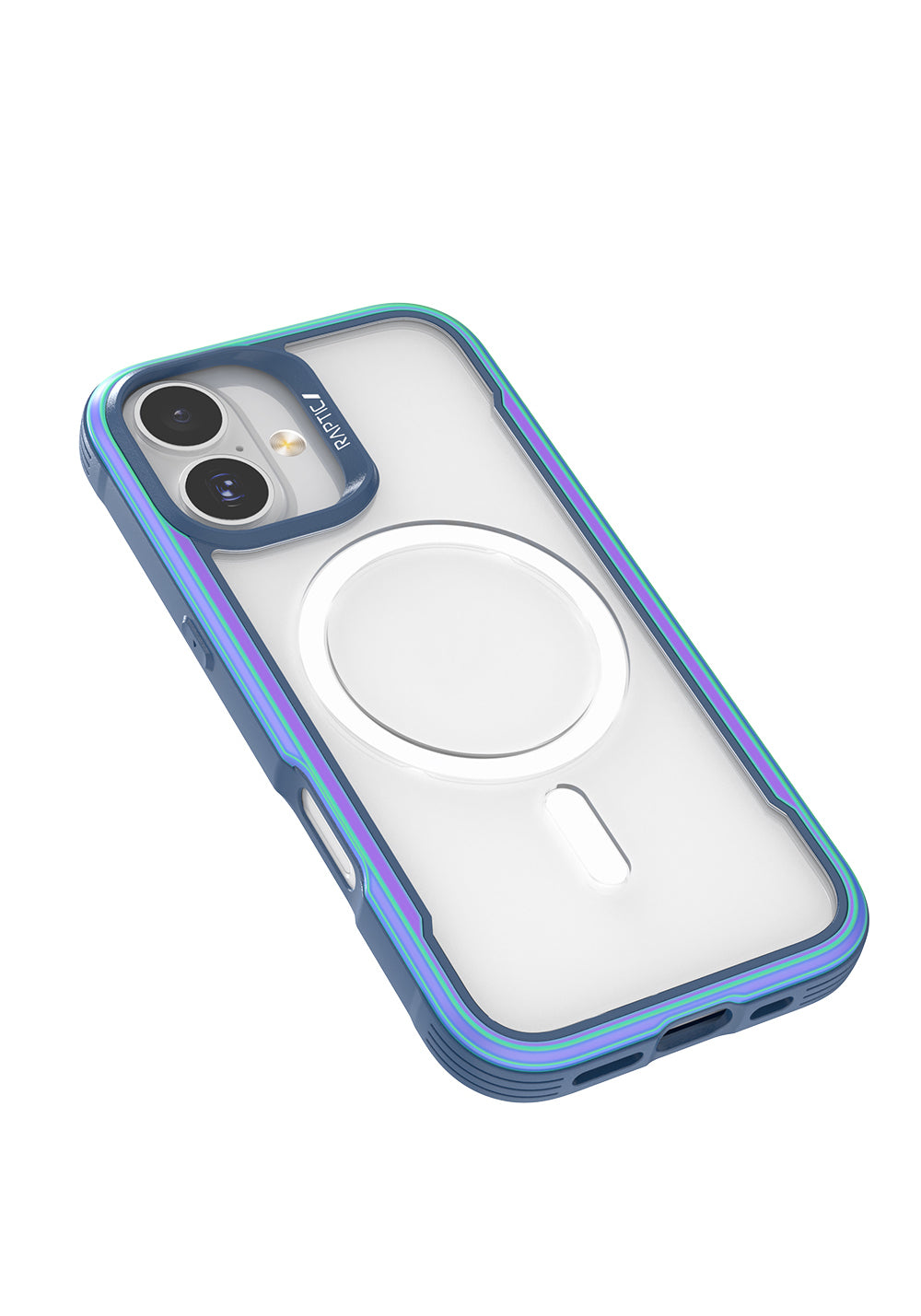 Apple iPhone 17 Kılıf Manyetik Şarj Uyumlu Airbagli Raptic Shield Serisi Şeffaf Arka Yüzey Kapak
