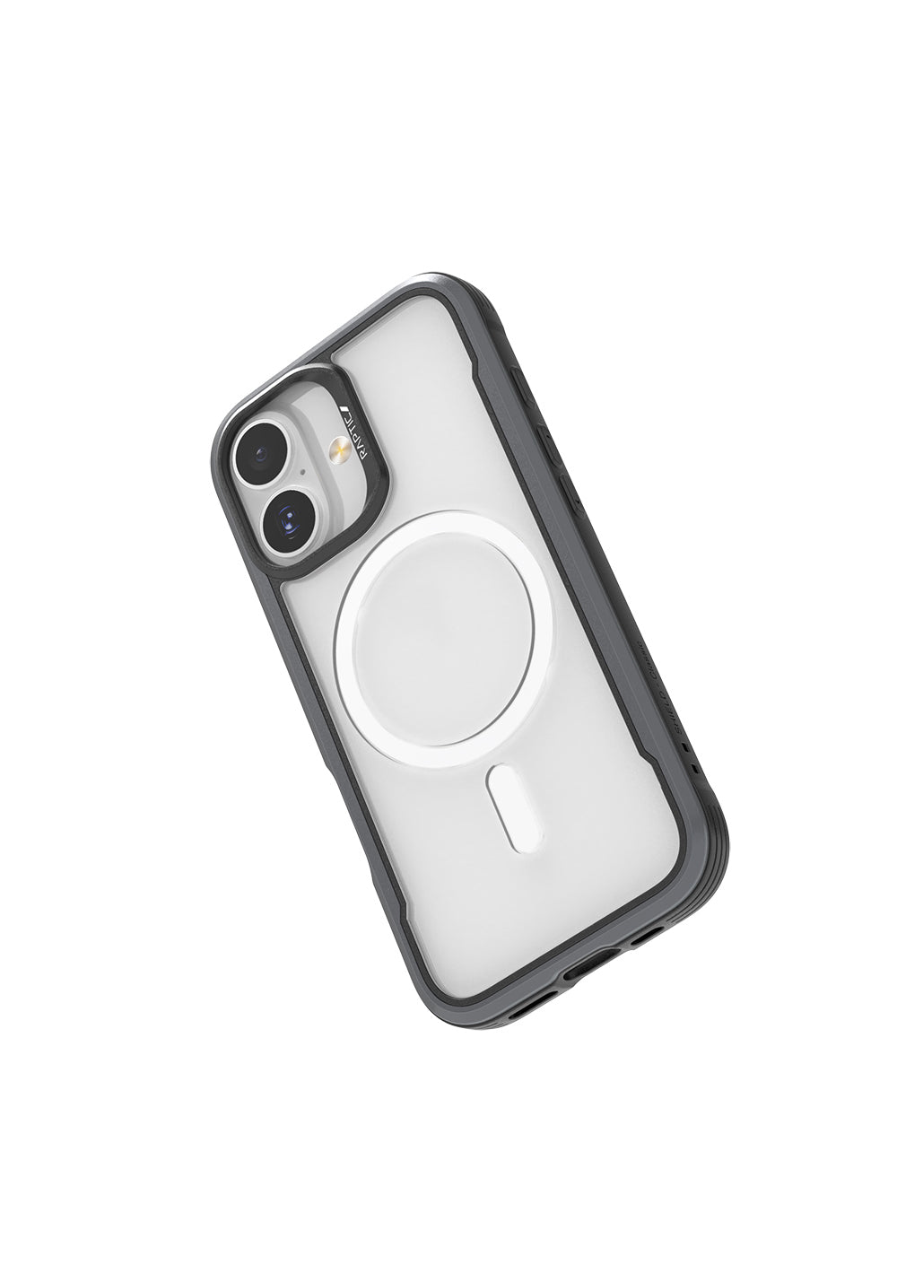 Apple iPhone 17 Kılıf Manyetik Şarj Uyumlu Airbagli Raptic Shield Serisi Şeffaf Arka Yüzey Kapak