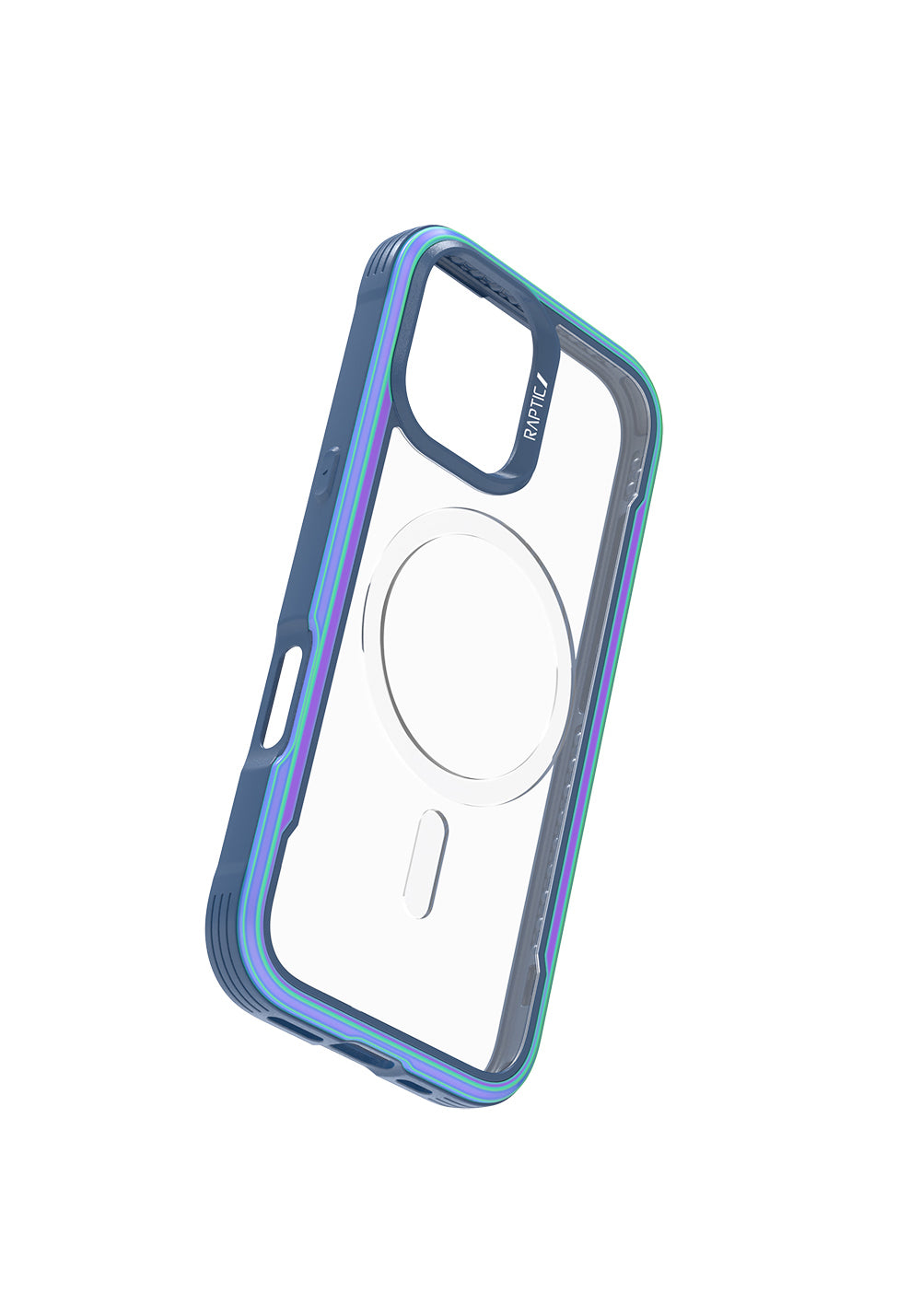 Apple iPhone 17 Kılıf Manyetik Şarj Uyumlu Airbagli Raptic Shield Serisi Şeffaf Arka Yüzey Kapak