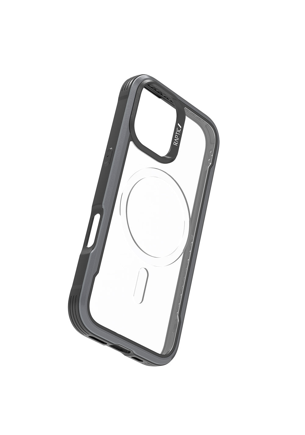 Apple iPhone 17 Kılıf Manyetik Şarj Uyumlu Airbagli Raptic Shield Serisi Şeffaf Arka Yüzey Kapak
