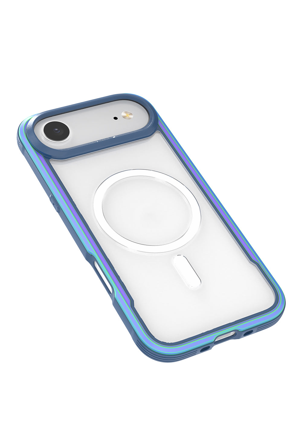 Apple iPhone 17 Air Kılıf Manyetik Şarj Uyumlu Airbagli Raptic Shield Serisi Şeffaf Arka Yüzey Kapak