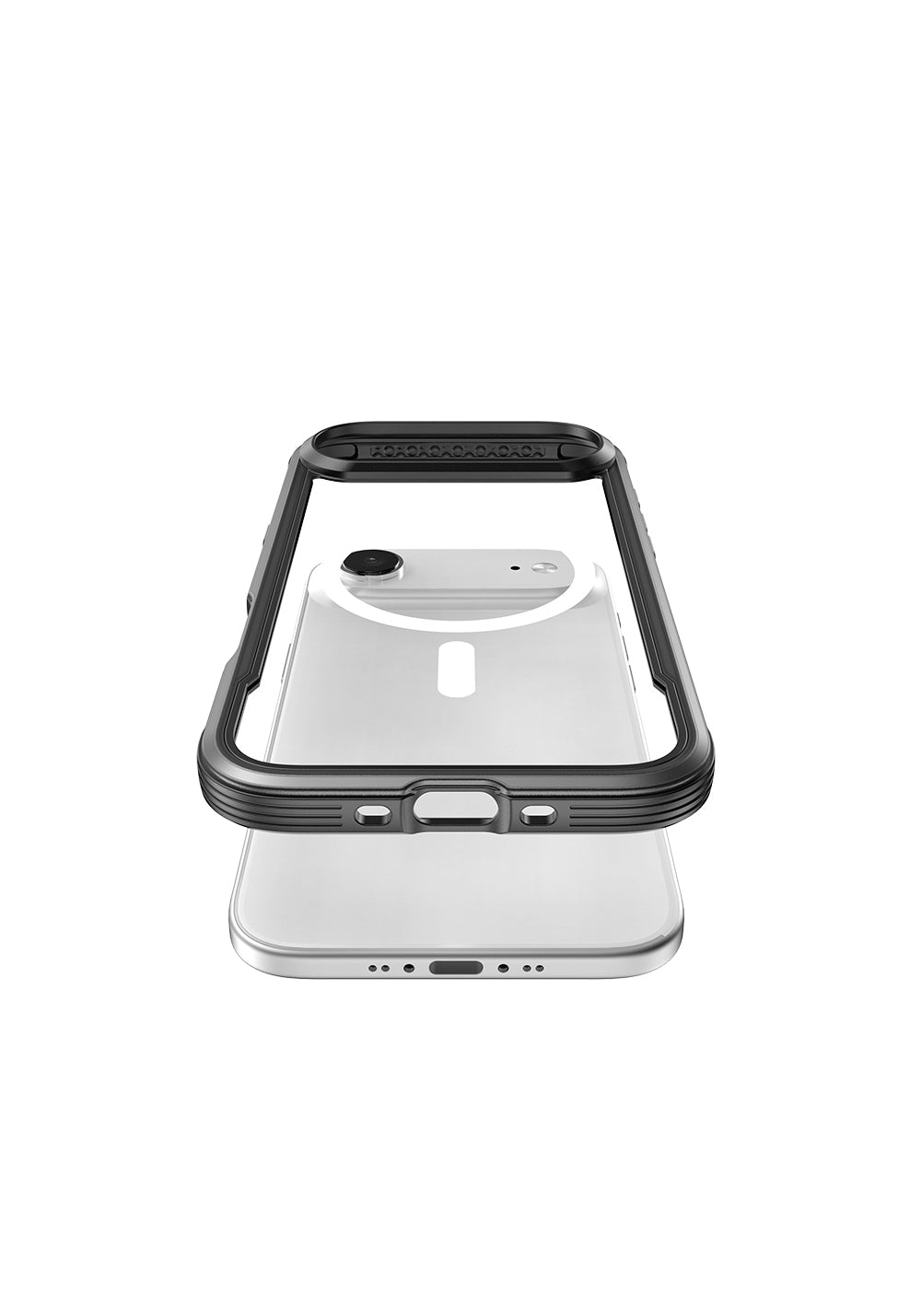 Apple iPhone 17 Air Kılıf Manyetik Şarj Uyumlu Airbagli Raptic Shield Serisi Şeffaf Arka Yüzey Kapak