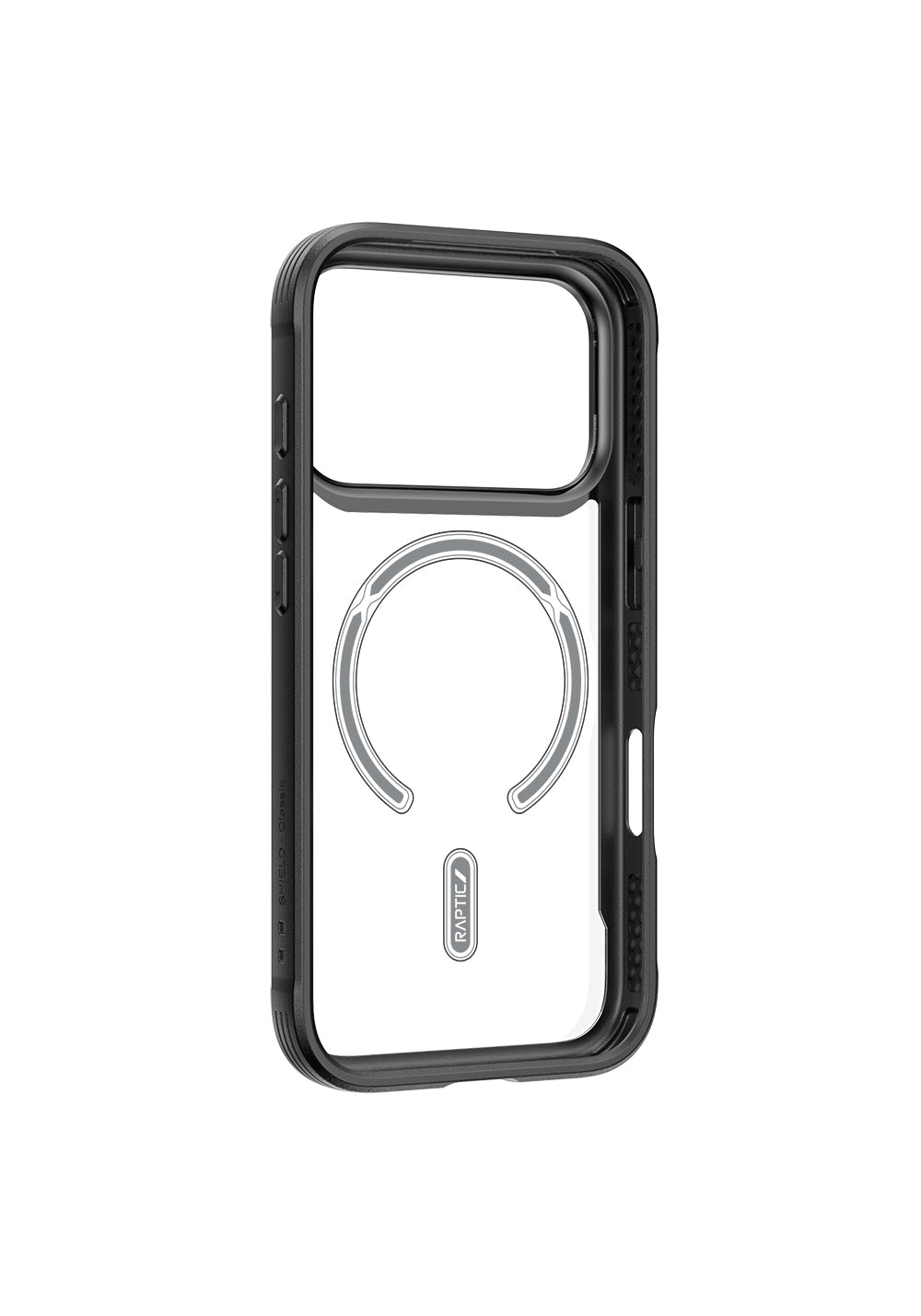 Apple iPhone 17 Pro Kılıf Manyetik Şarj Uyumlu Airbagli Raptic Shield Serisi Şeffaf Arka Yüzey Kapak