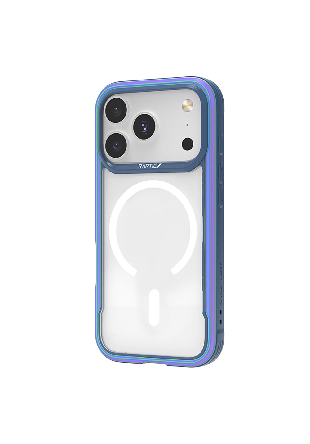 Apple iPhone 17 Pro Kılıf Manyetik Şarj Uyumlu Airbagli Raptic Shield Serisi Şeffaf Arka Yüzey Kapak