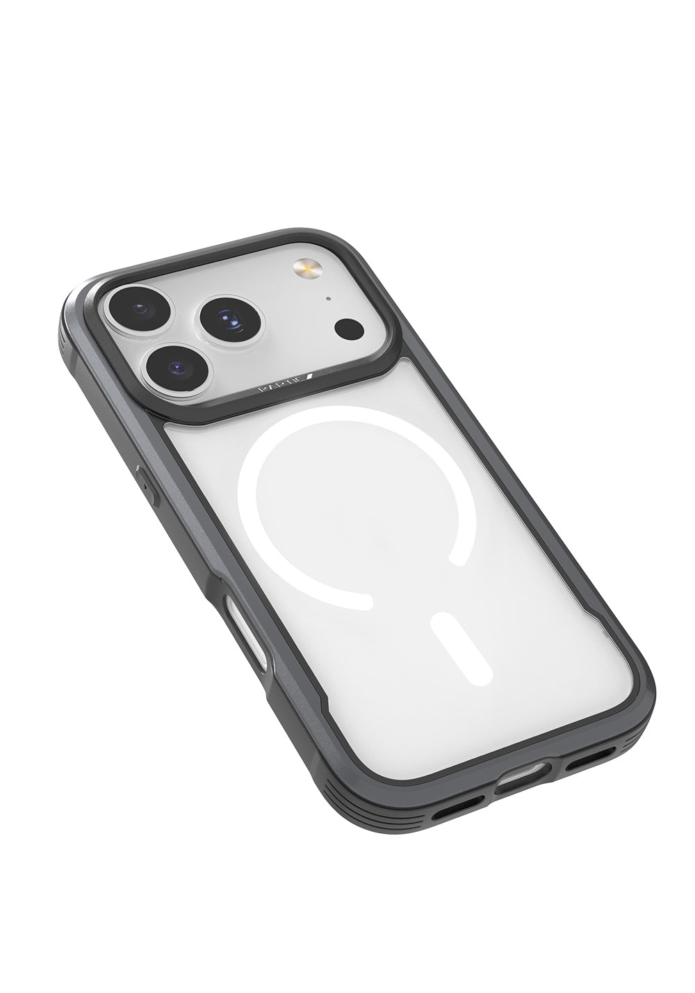 Apple iPhone 17 Pro Max Kılıf Manyetik Şarj Uyumlu Airbagli Raptic Shield Serisi Şeffaf Arka Yüzey Kapak