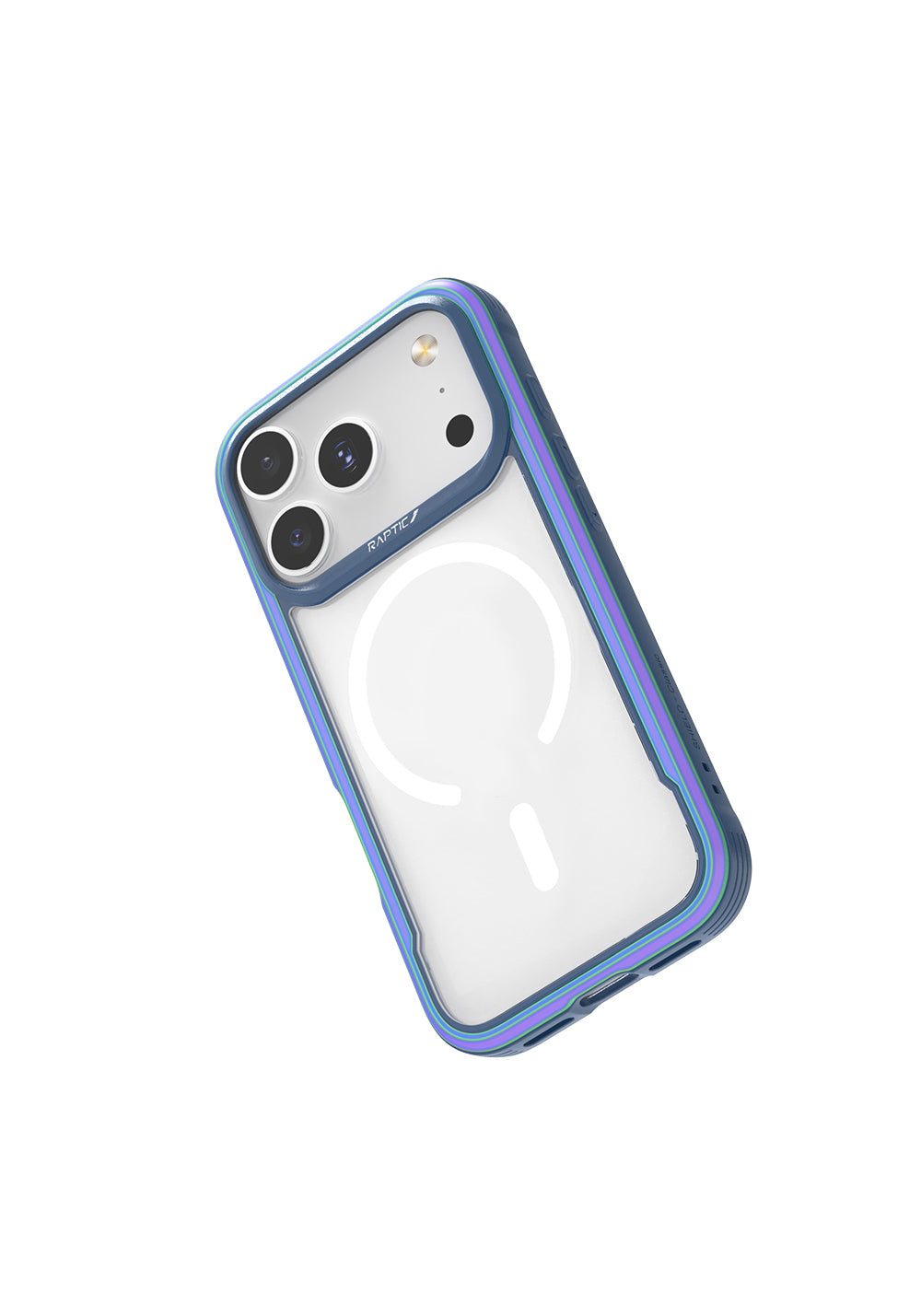 Apple iPhone 17 Pro Max Kılıf Manyetik Şarj Uyumlu Airbagli Raptic Shield Serisi Şeffaf Arka Yüzey Kapak