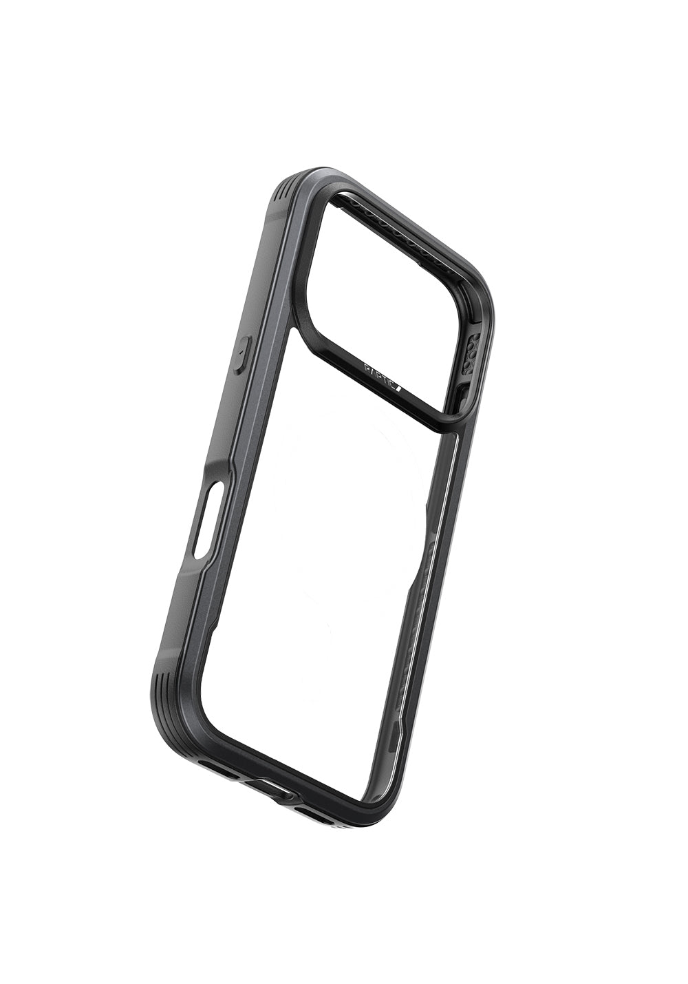 Apple iPhone 17 Pro Max Kılıf Manyetik Şarj Uyumlu Airbagli Raptic Shield Serisi Şeffaf Arka Yüzey Kapak