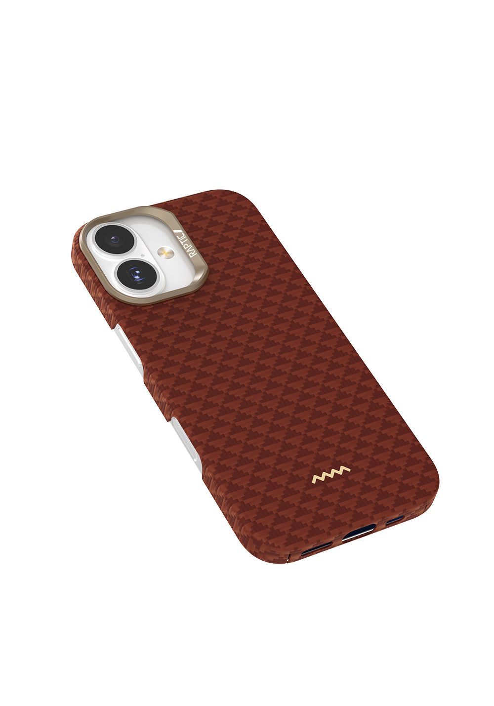Apple iPhone 17 Kılıf Manyetik Şarj Uyumlu Raptic Aramid Skin Origin Serisi Karbon Kapak
