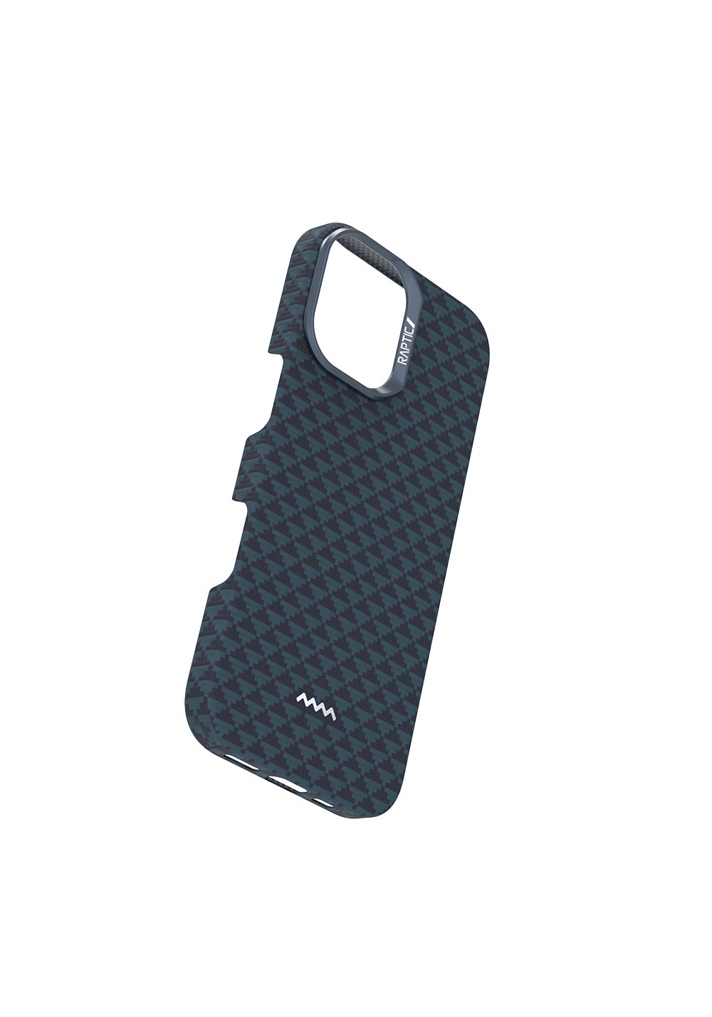 Apple iPhone 17 Kılıf Manyetik Şarj Uyumlu Raptic Aramid Skin Origin Serisi Karbon Kapak