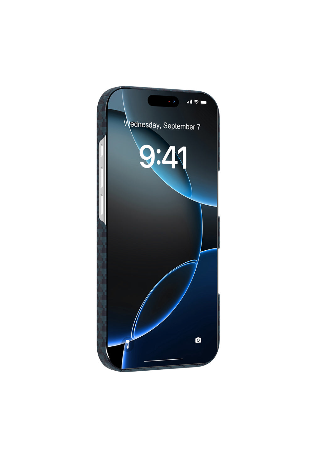 Apple iPhone 17 Kılıf Manyetik Şarj Uyumlu Raptic Aramid Skin Origin Serisi Karbon Kapak